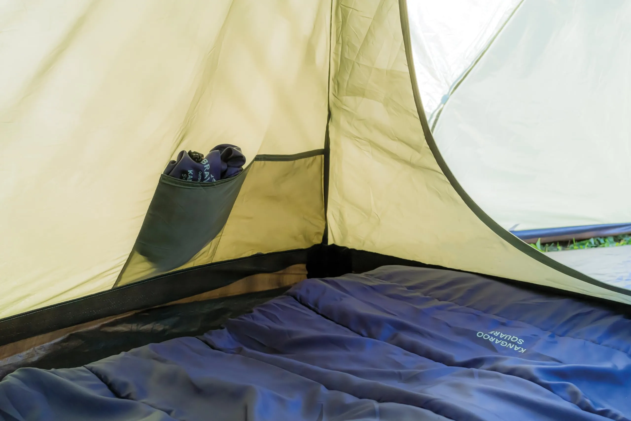 BravEarth Jaguar Tenda da Campeggio 4 Persone, Verde - immagine 3