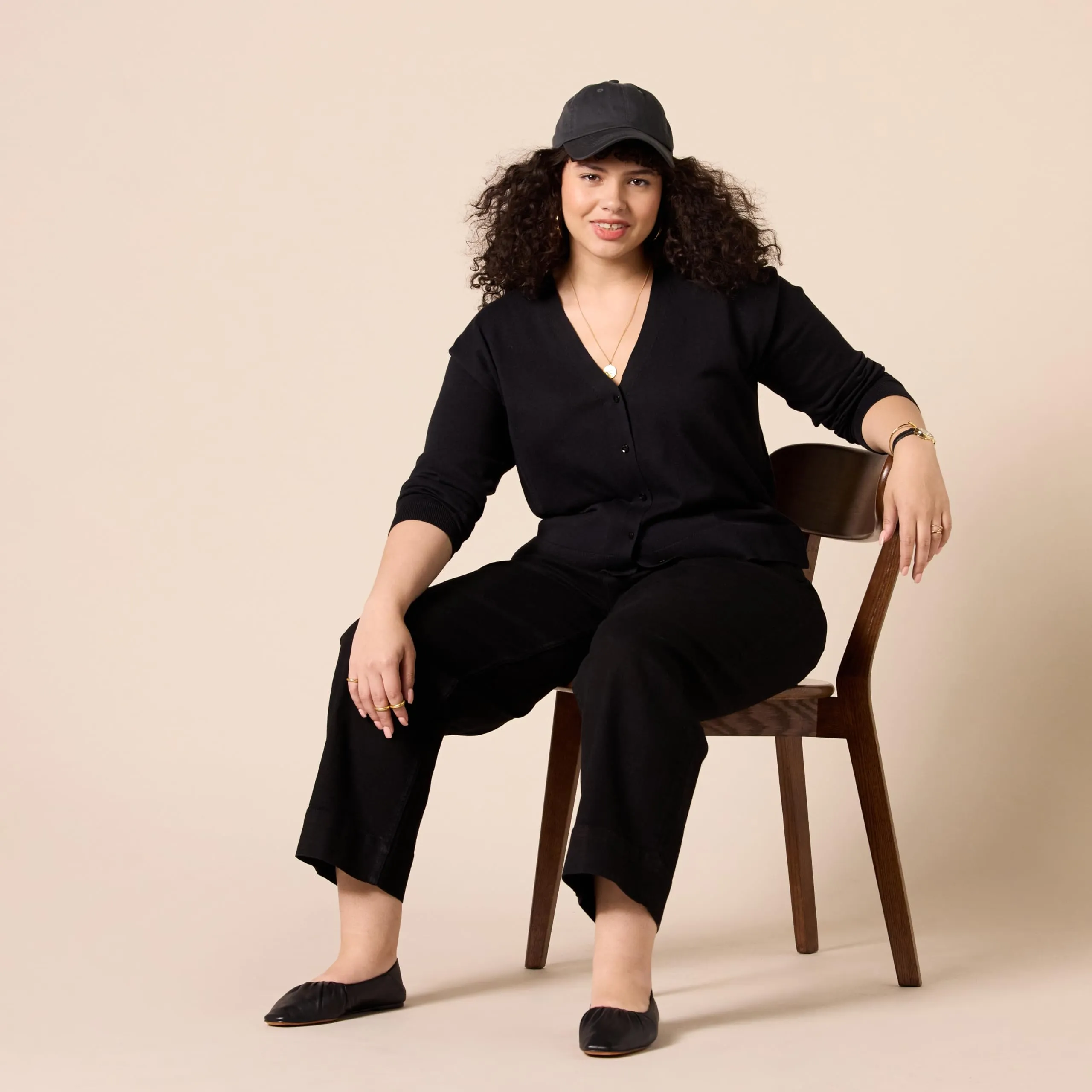 Amazon Essentials Felpa Cardigan Leggera Donna, Nero, XXL - immagine 7