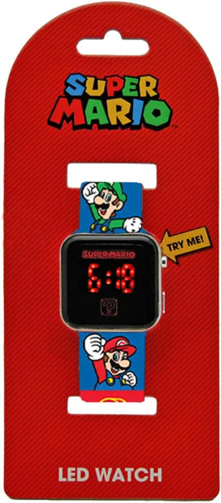 Clondo Orologio da Polso Digitale LED Super Mario per Bambini - immagine 2