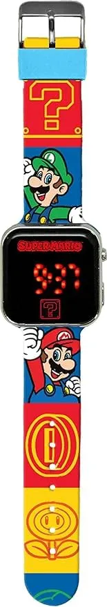 Clondo Orologio da Polso Digitale LED Super Mario per Bambini - immagine 3