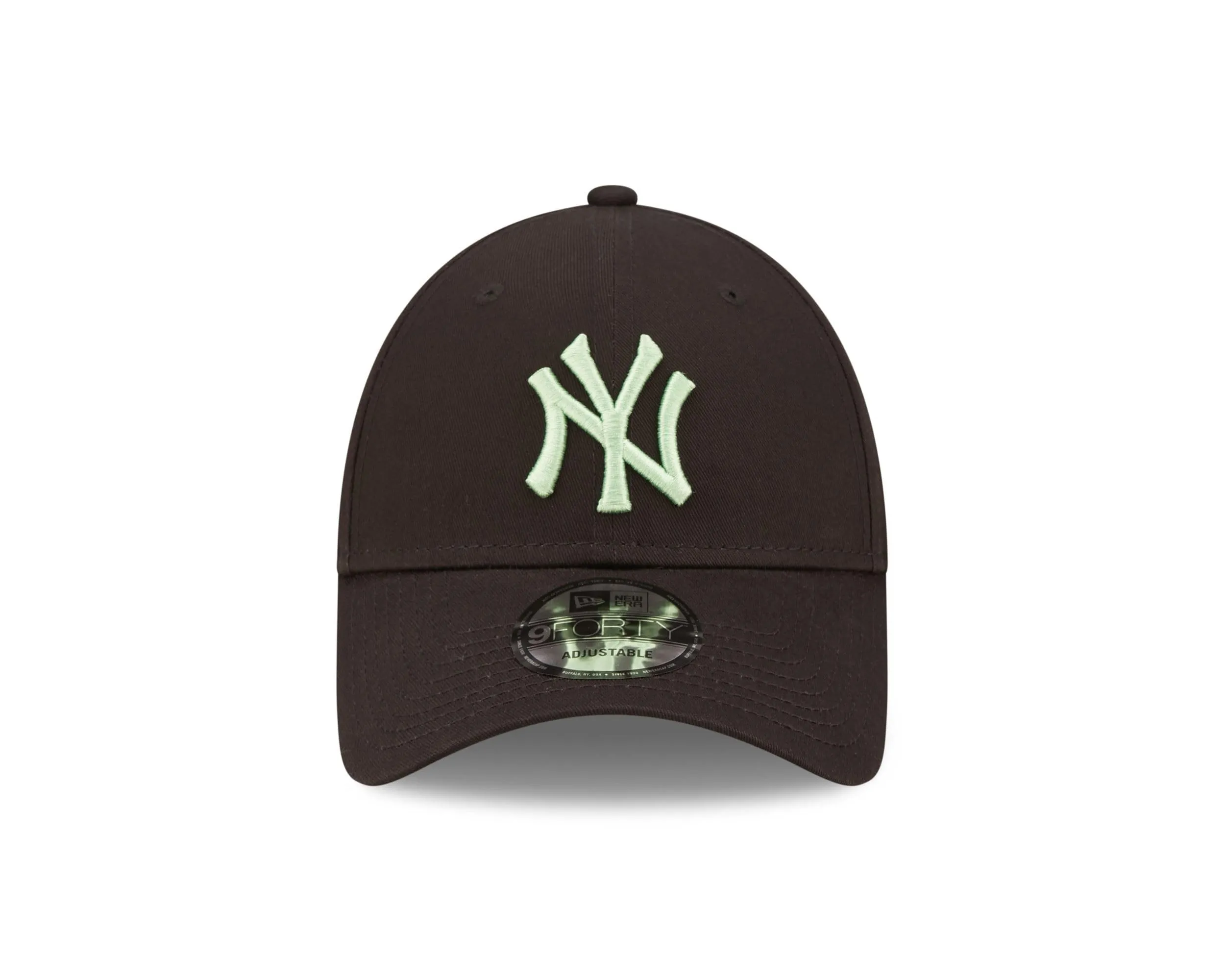 New Era York Yankees Cappellino Baseball 9Forty Visiera Curva Regolabile Nero - immagine 2