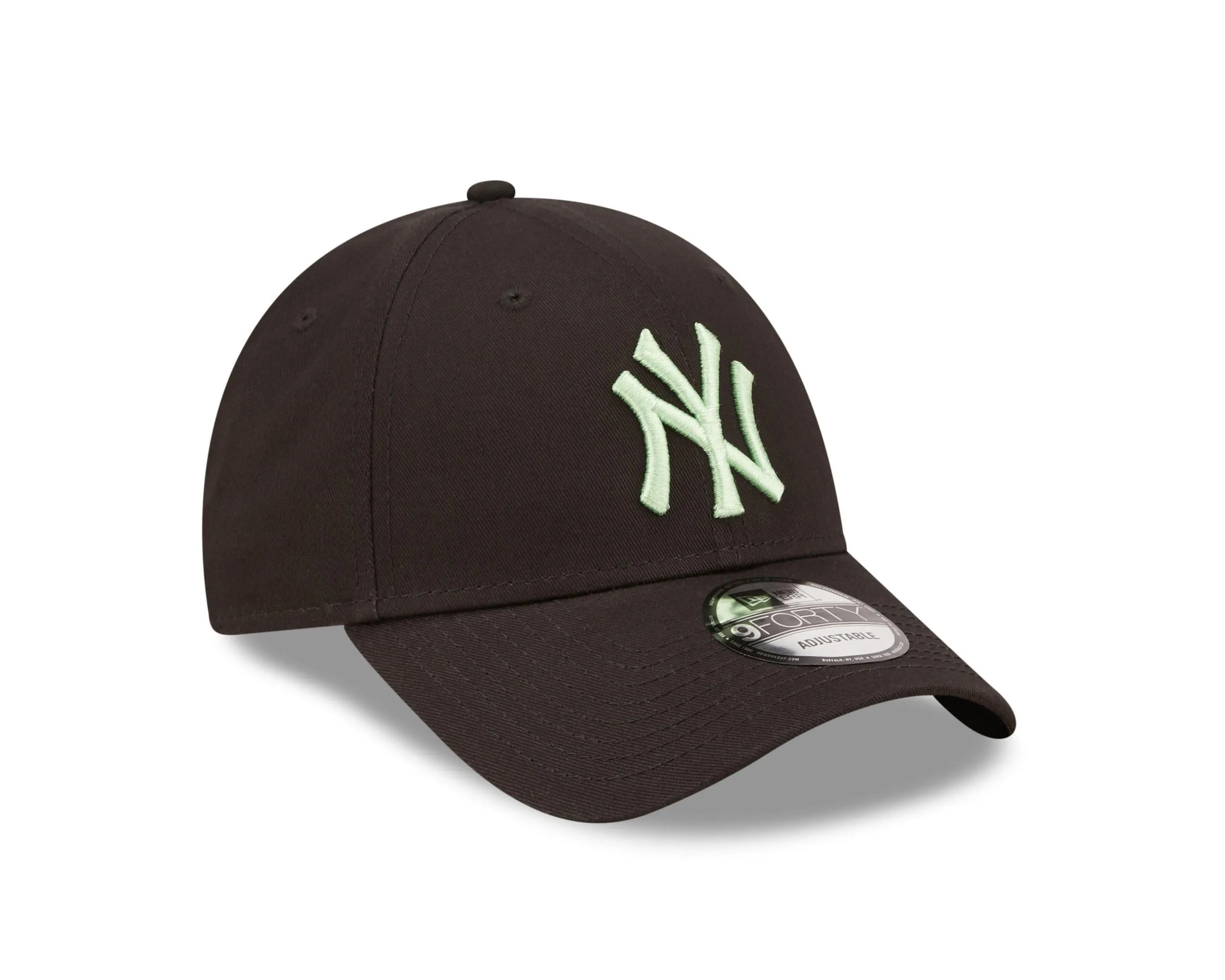 New Era York Yankees Cappellino Baseball 9Forty Visiera Curva Regolabile Nero - immagine 3