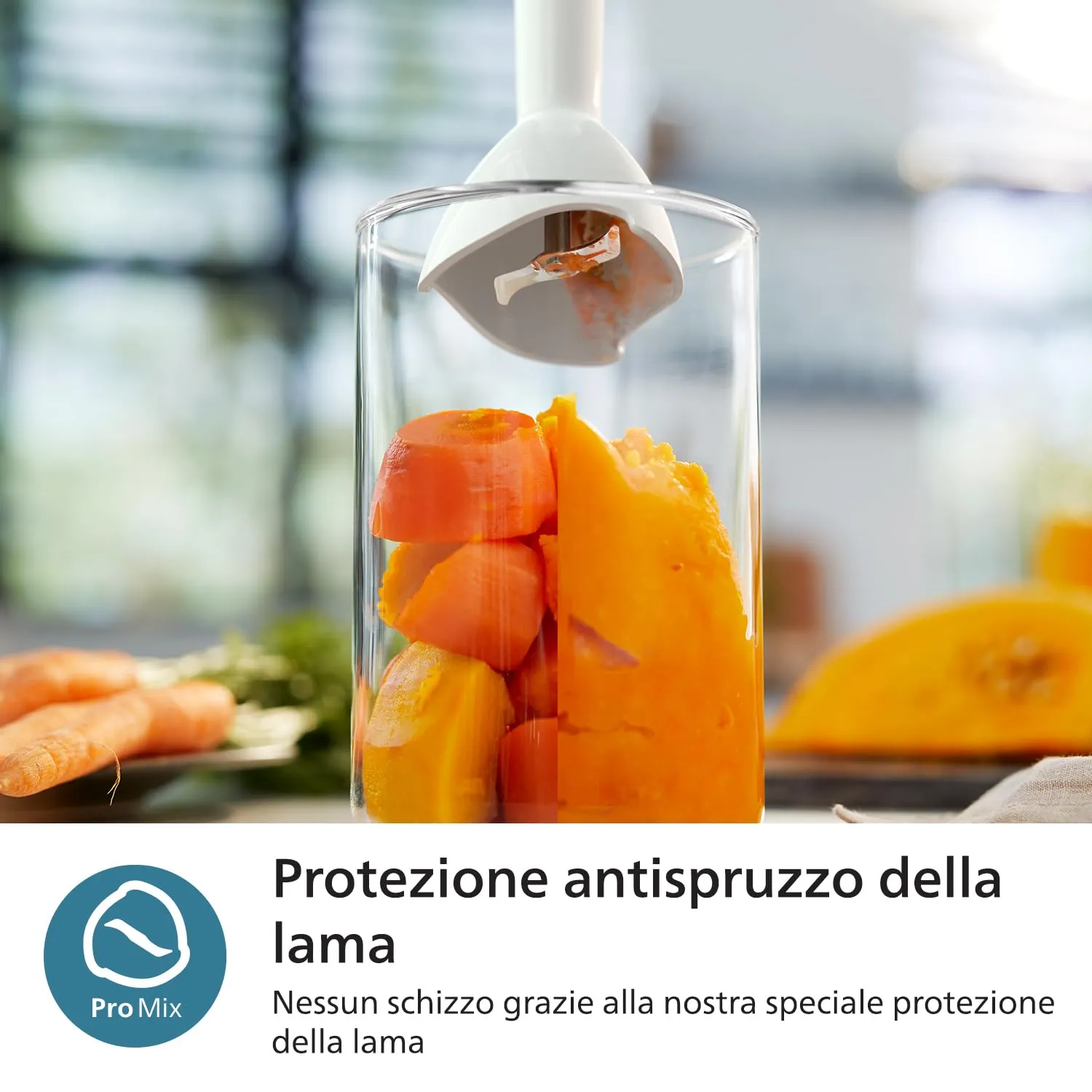 Philips Serie 5000 ProMix Frullatore ad immersione, 1200W, HR2681/00, Nero - immagine 5