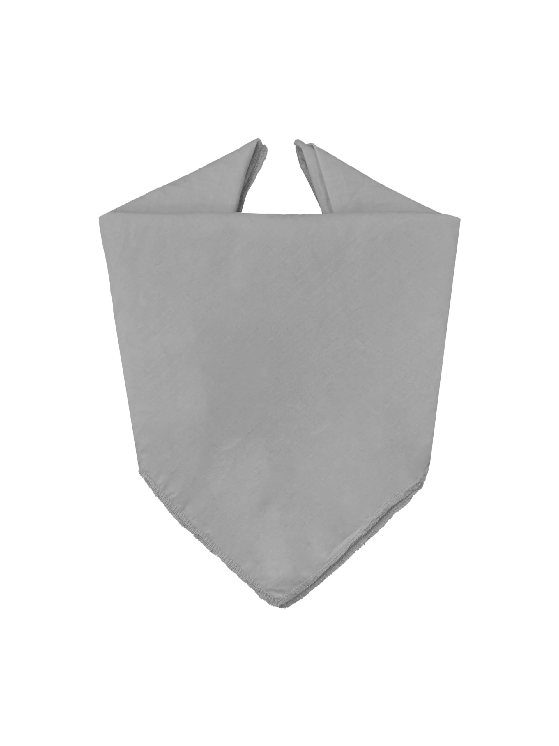 JOPHY & CO. Bandana 100% Cotone, Set 10 pz, Tinta Unita, Grigio Scuro - immagine 2