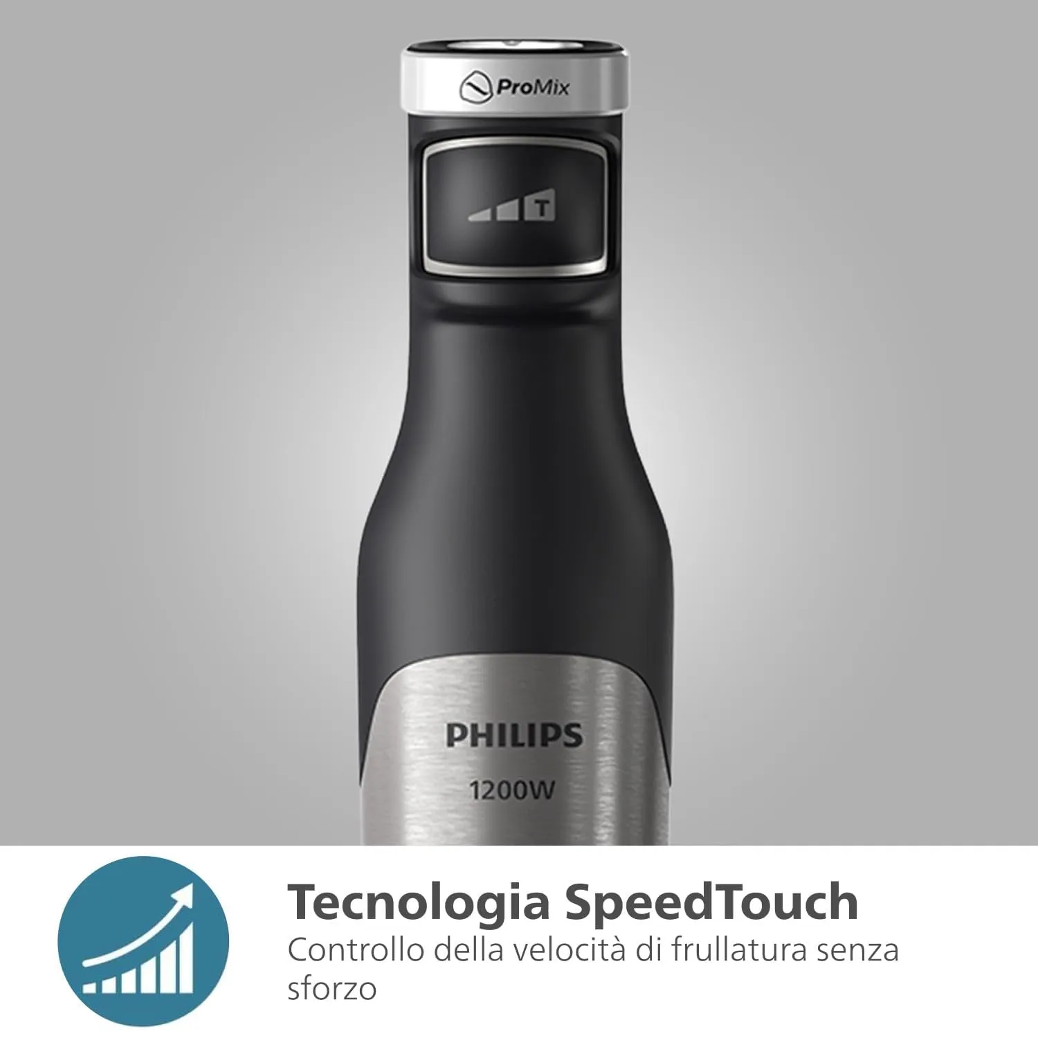 Philips Frullatore ad Immersione Serie 5000 ProMix 1200W HR2685/00, Nero - immagine 5