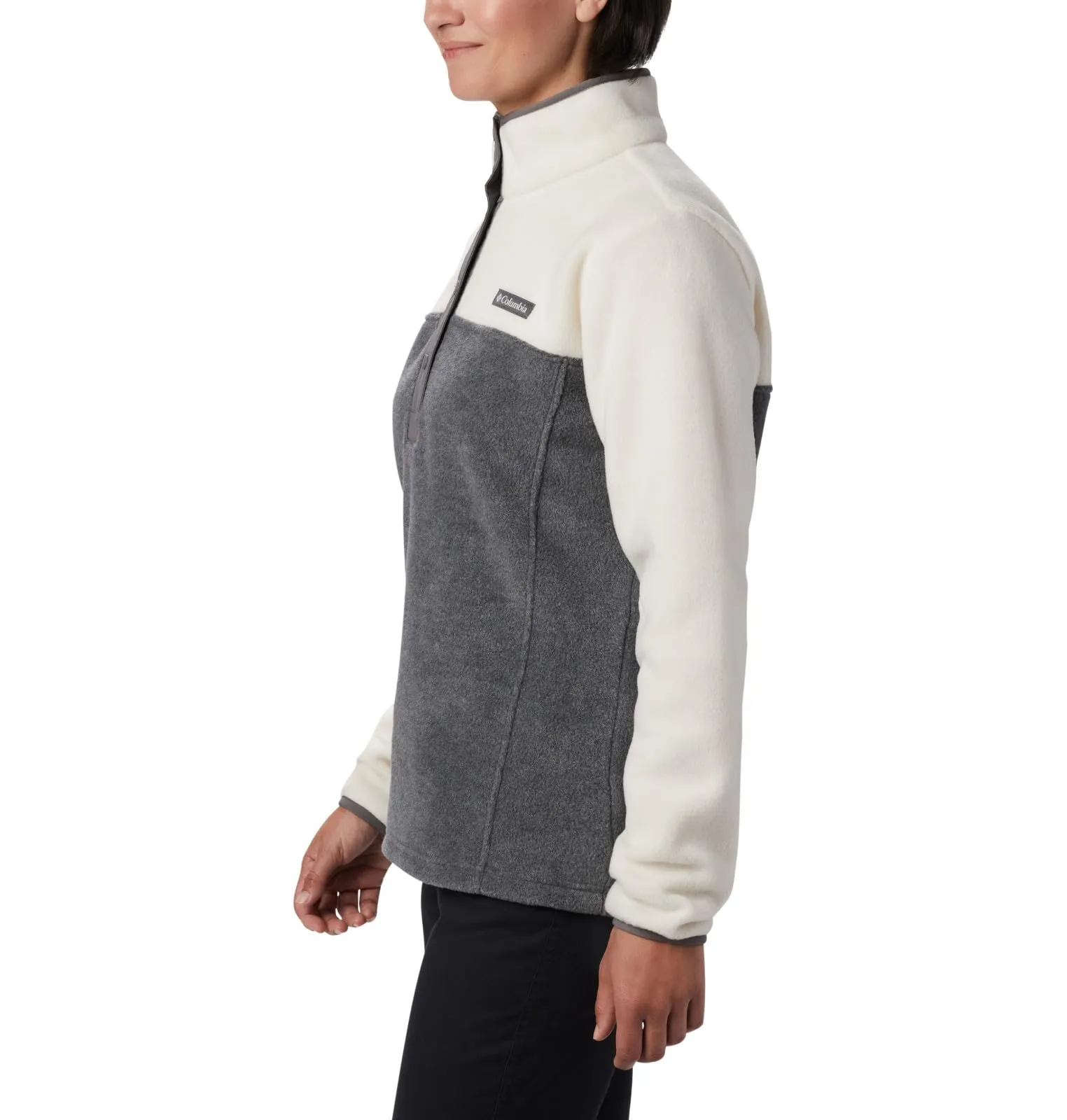 Columbia Benton Springs Gilet da Donna, Grigio Città Erica/Gesso, 2X - immagine 4