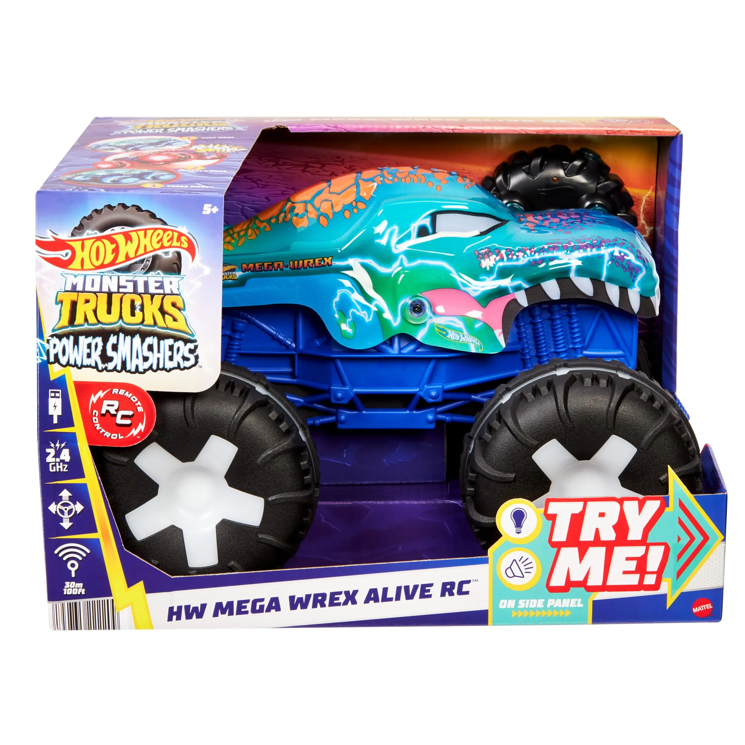 Hot Wheels Monster Trucks Mega-Wrex Alive RC Veicolo Radiocomandato - immagine 7