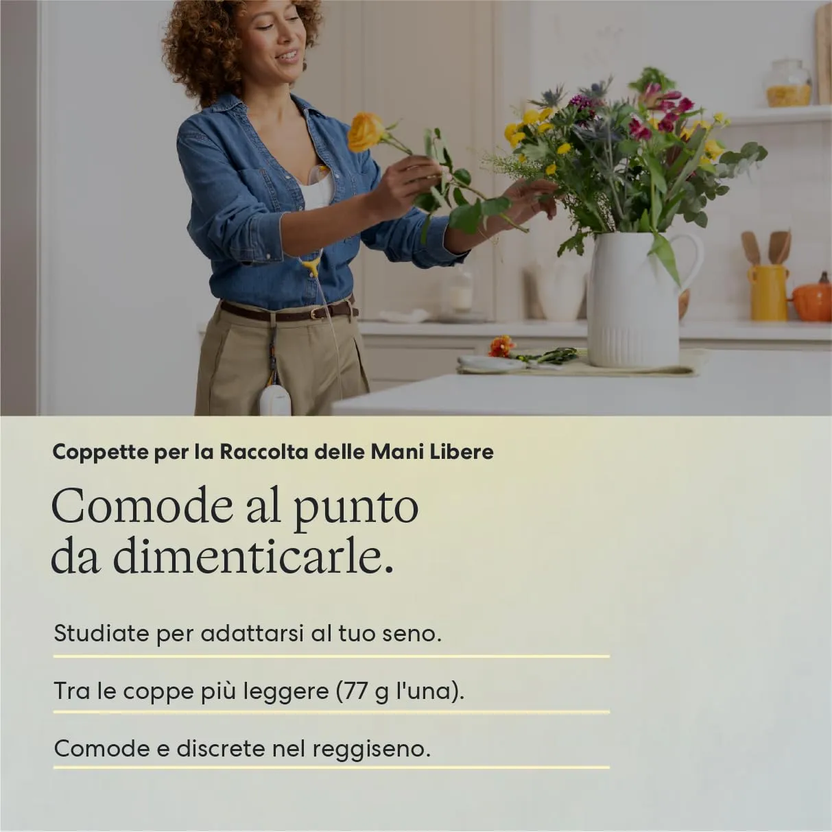 Medela Coppe Raccoglilatte Hands-Free per Freestyle Flex e Swing Maxi, Set da 2, Bianco - immagine 5