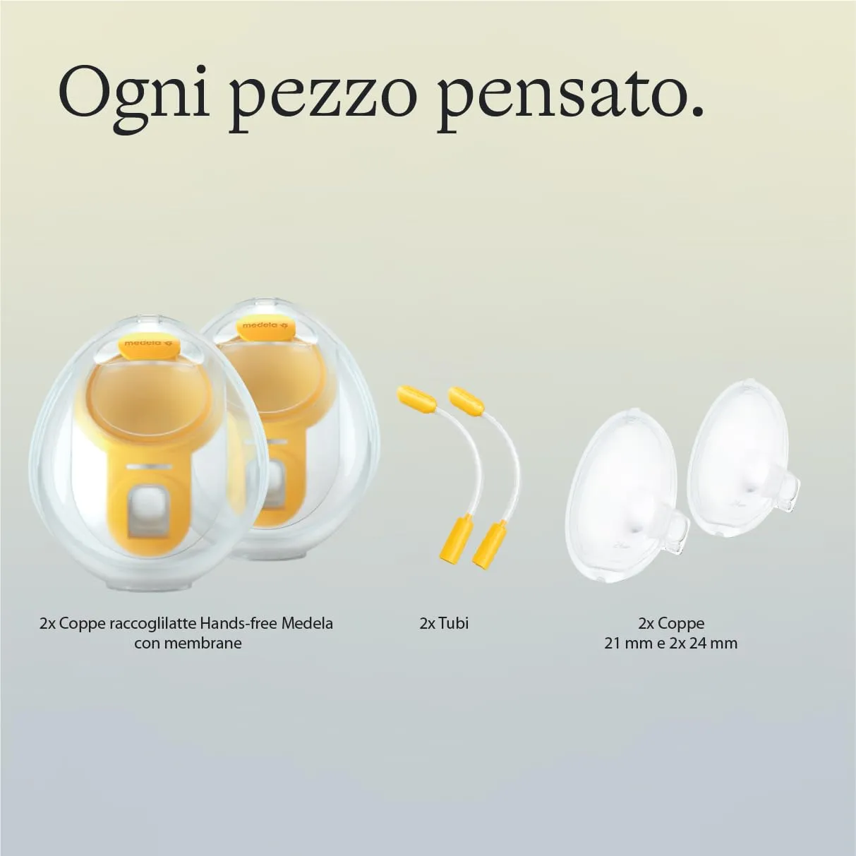 Medela Coppe Raccoglilatte Hands-Free per Freestyle Flex e Swing Maxi, Set da 2, Bianco - immagine 8