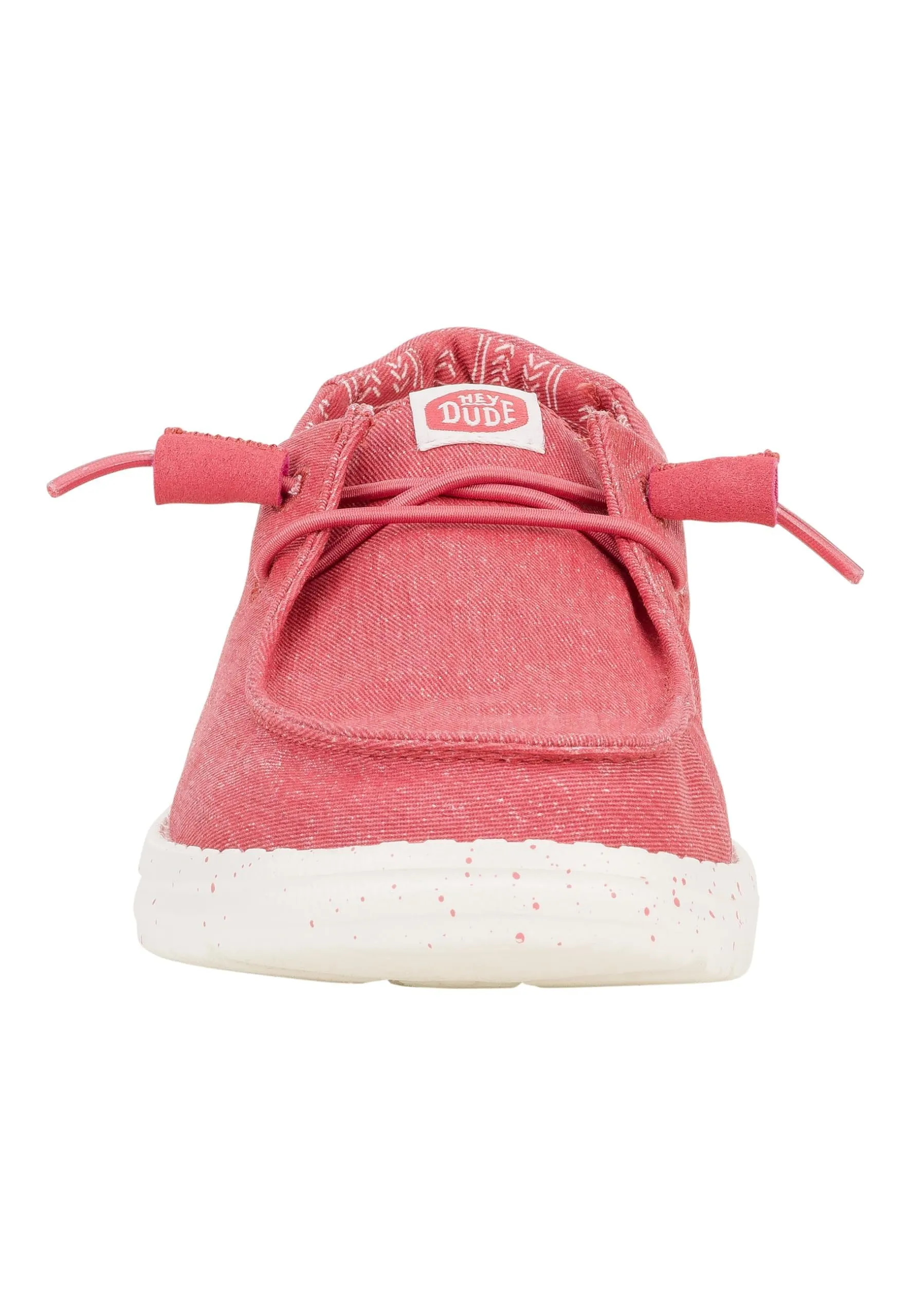 HeyDude Wendy Canvas Women's Slip-On Sneakers, Washed Red, 37 - immagine 6