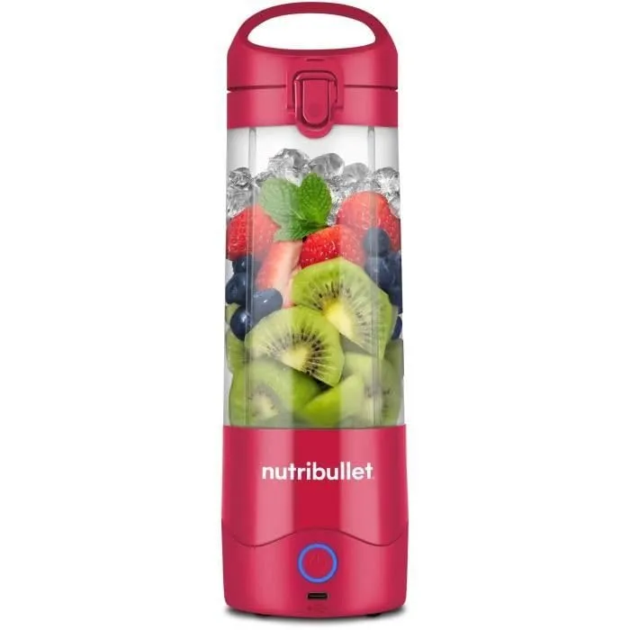 NutriBullet Leggero Frullatore Portatile 475ml, USB-C, NBP003MA, Magenta - immagine 1