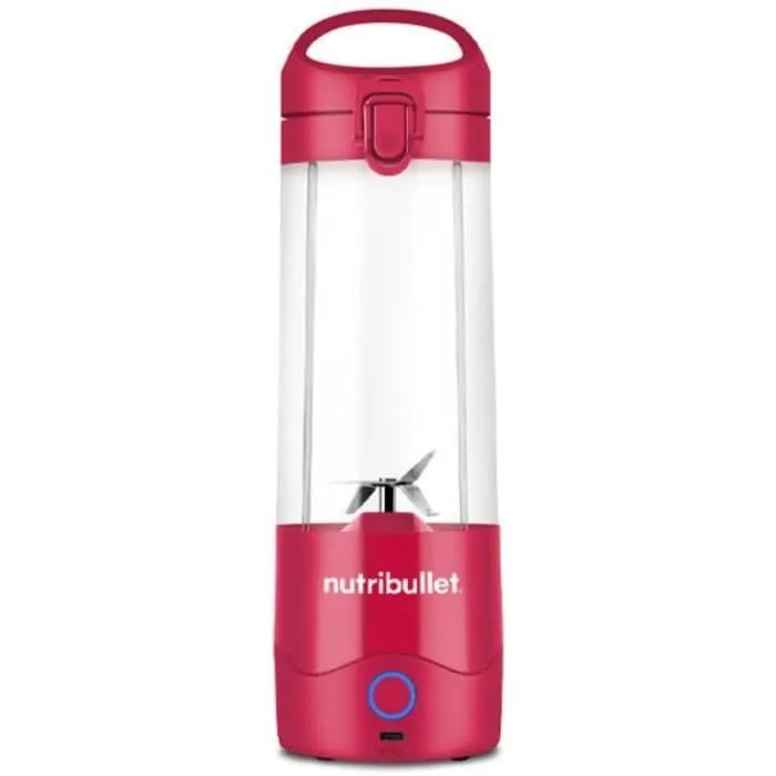 NutriBullet Leggero Frullatore Portatile 475ml, USB-C, NBP003MA, Magenta - immagine 2