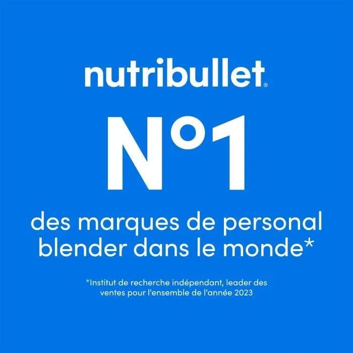 NutriBullet Leggero Frullatore Portatile 475ml, USB-C, NBP003MA, Magenta - immagine 4