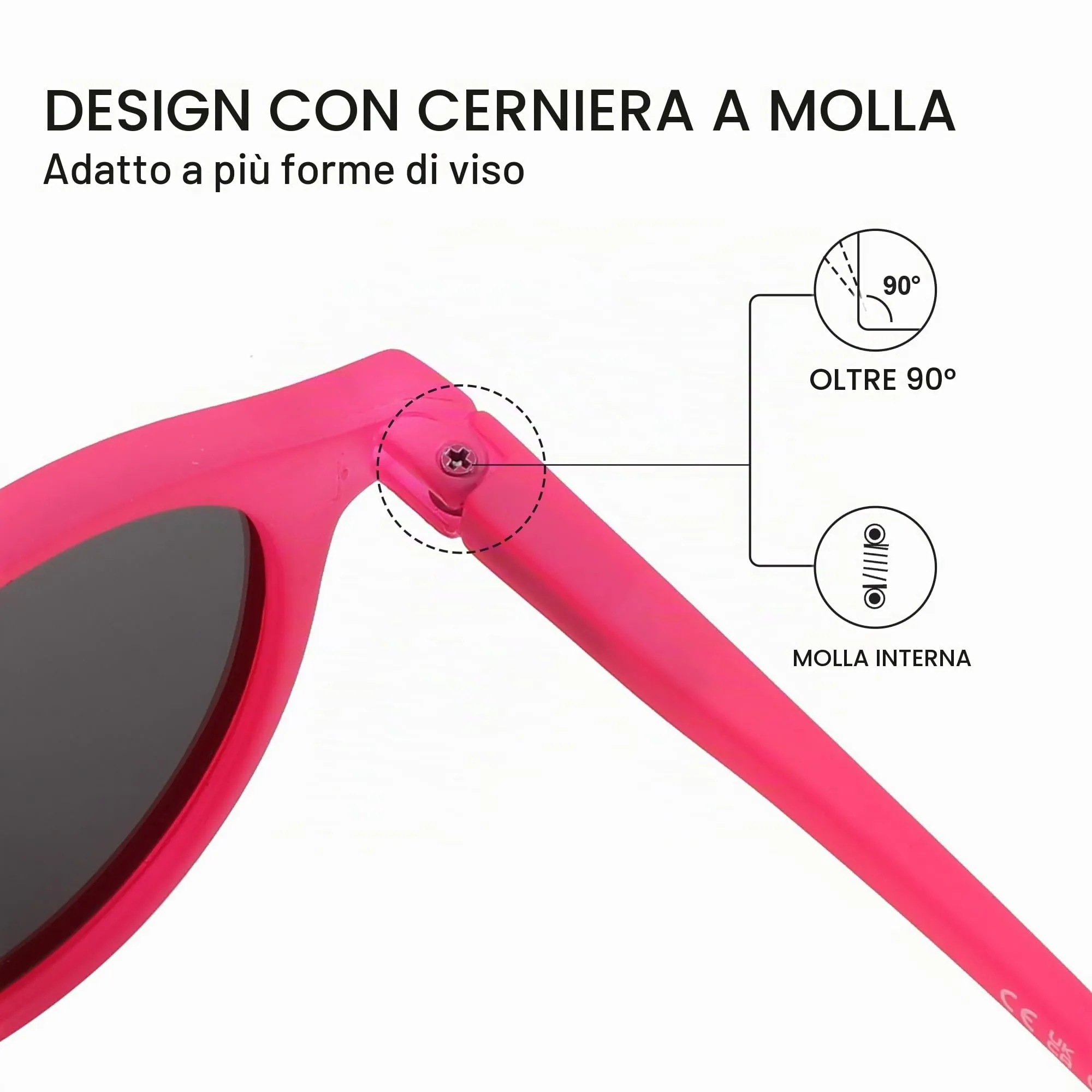 ZENOTTIC Occhiali da Sole Polarizzati Retrò Classici Rotondi Vintage UV400 Unisex - immagine 3