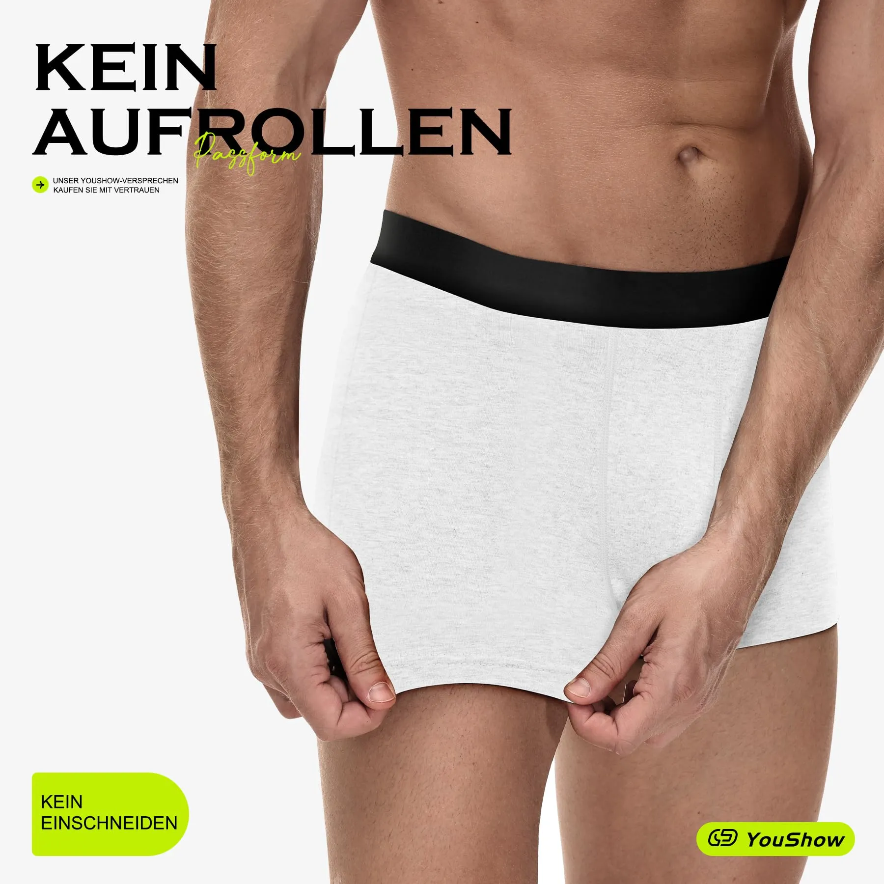 YouShow Boxer Uomo in Cotone Elasticizzato, 6 Pezzi - immagine 4