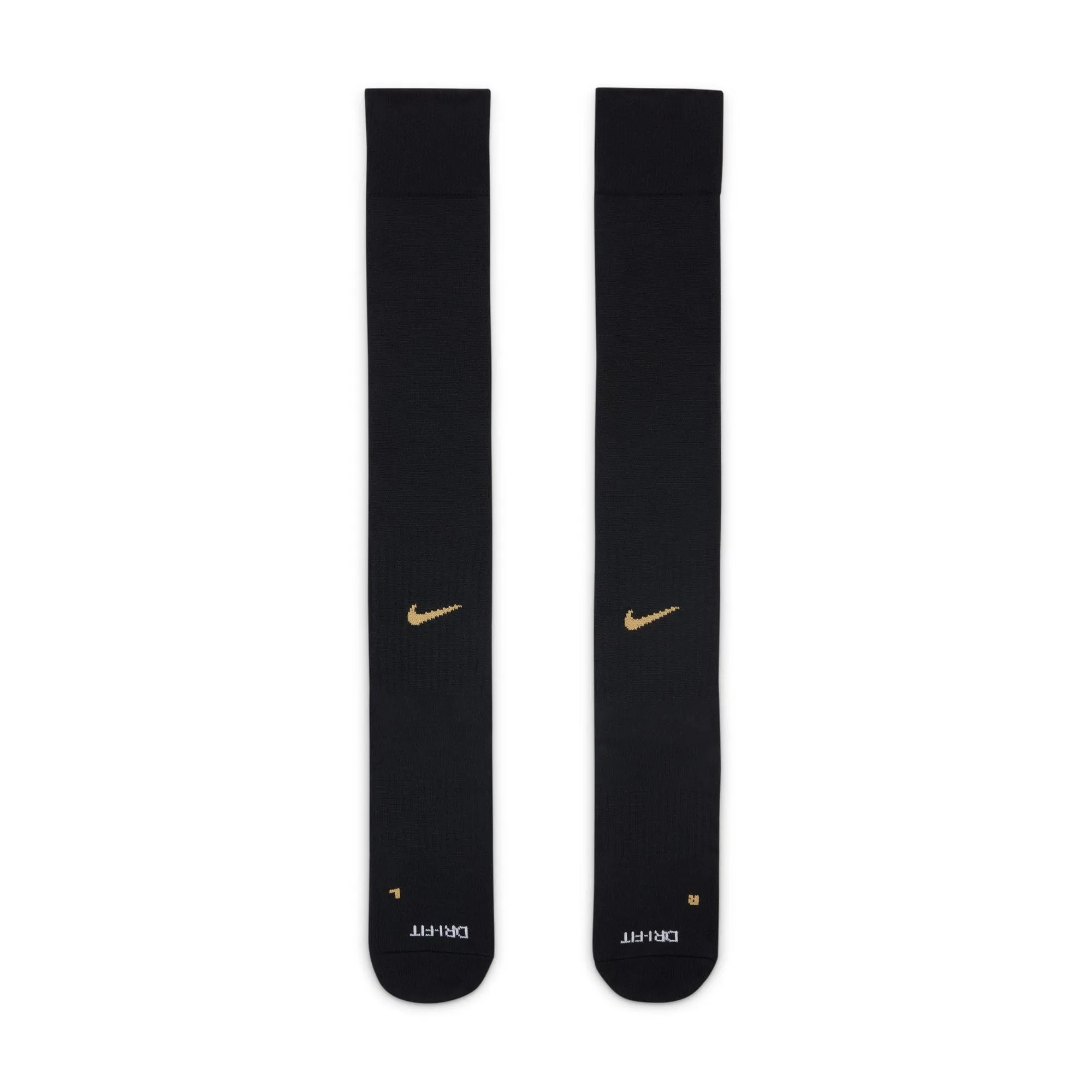 Nike Classic II CSH OTC Tm 132 Knee High Socks, Black/Jersey Gold, L Unisex-Adulto - immagine 4