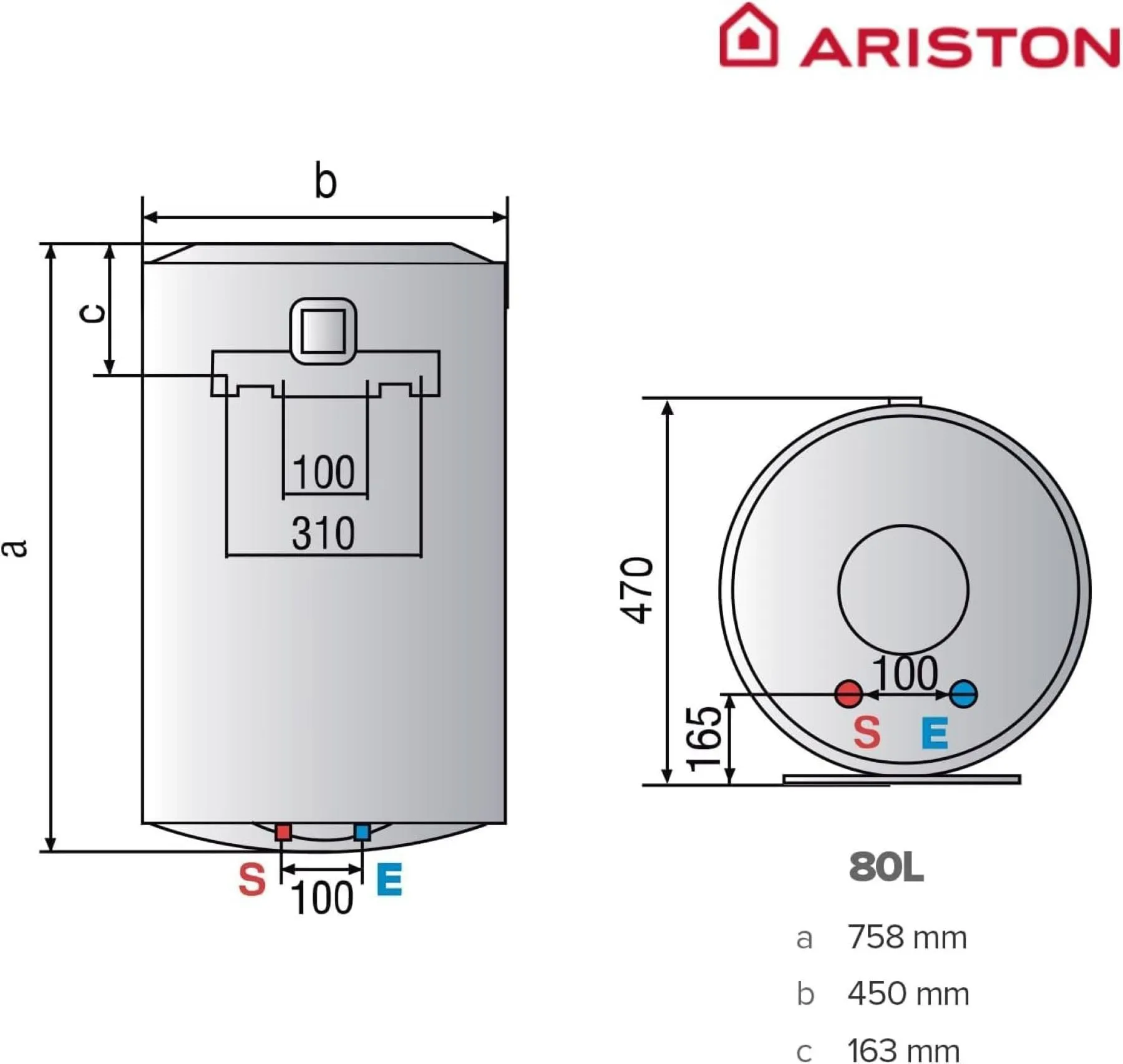 Ariston Lydos Wifi Scaldabagno Elettrico 80 Litri con EVO-ECO e Waterplus - immagine 9