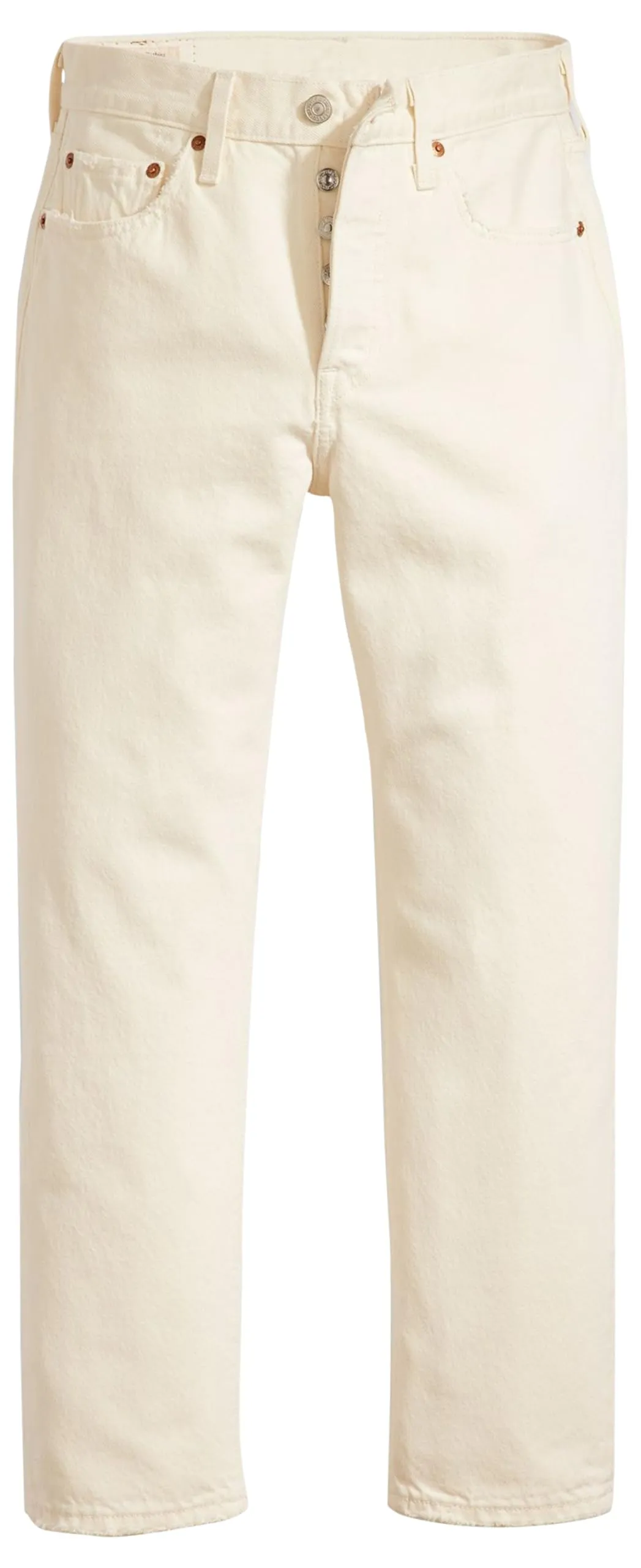 Levi's 501 Crop Jeans Donna, Ecru Booper No Damag, 32W / 30L - immagine 1