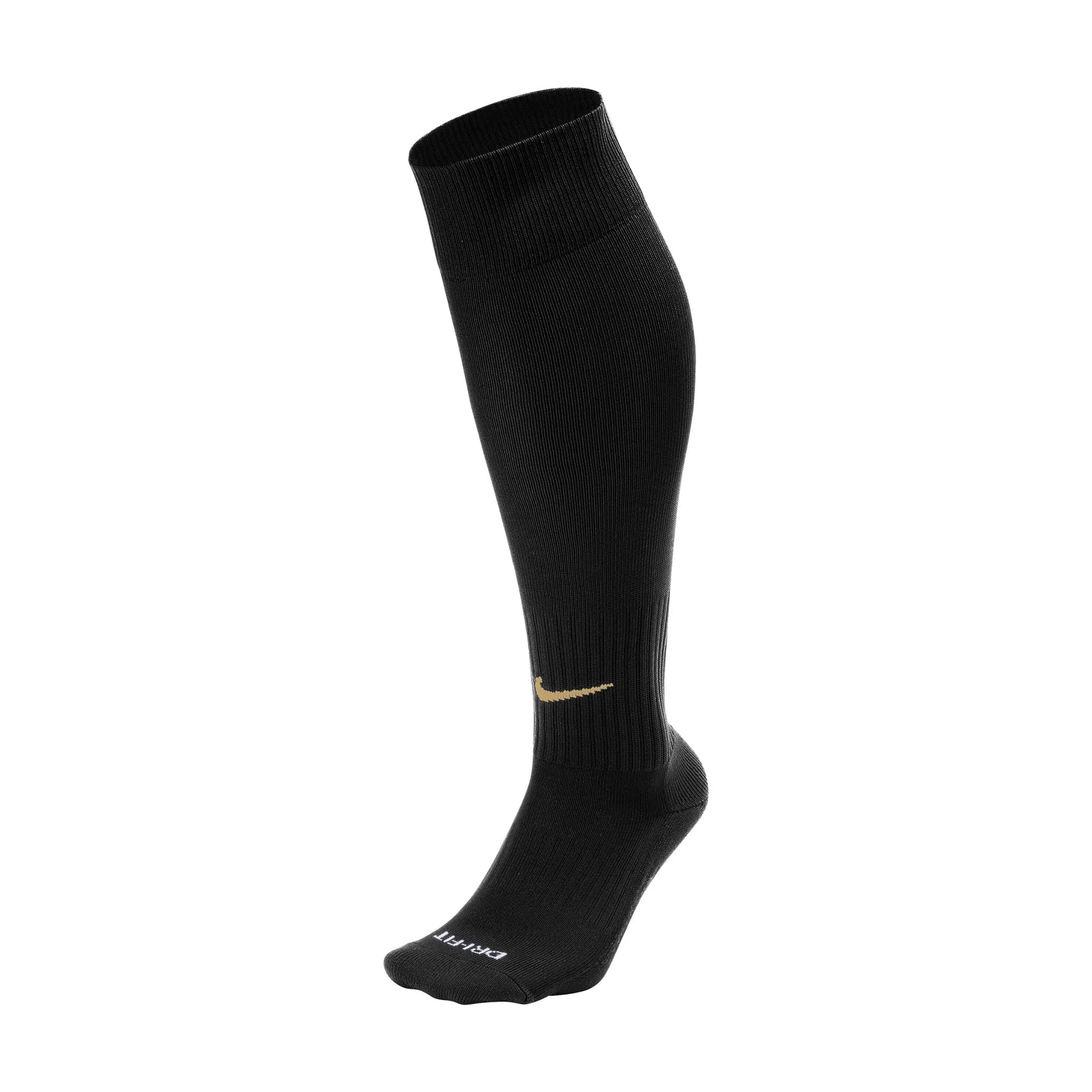 Nike Nk Classic II CSH OTC Tm 132 Knee High Socks, Black/Jersey Gold, S Unisex-Adult - immagine 2
