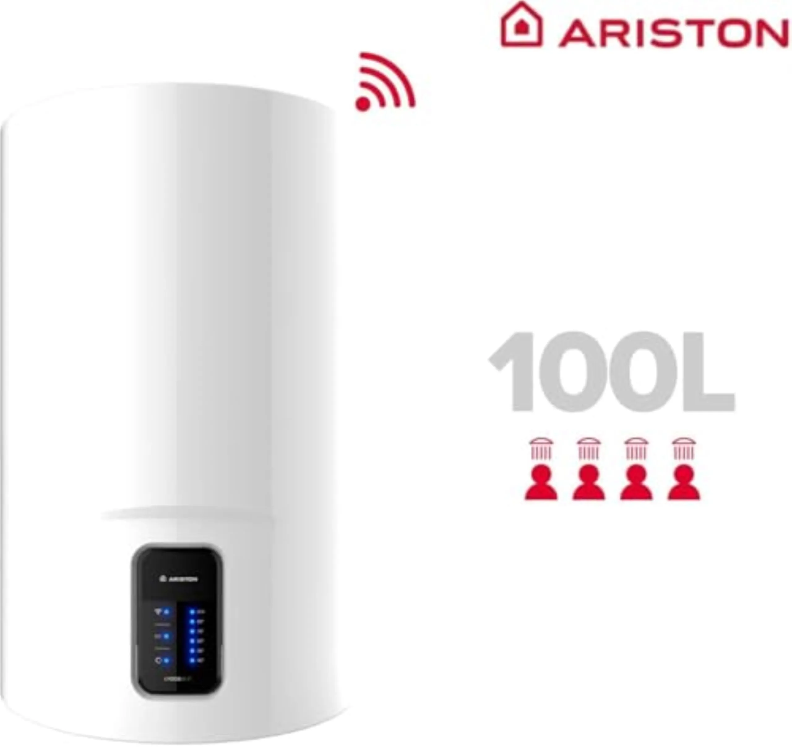 Ariston Lydos Wifi Scaldabagno Elettrico 100 Litri con EVO-ECO e Waterplus - immagine 2