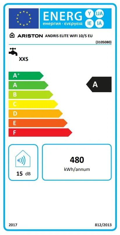 Ariston Andris Elite Wifi Scaldabagno Elettrico 10L Sopralavello - immagine 3