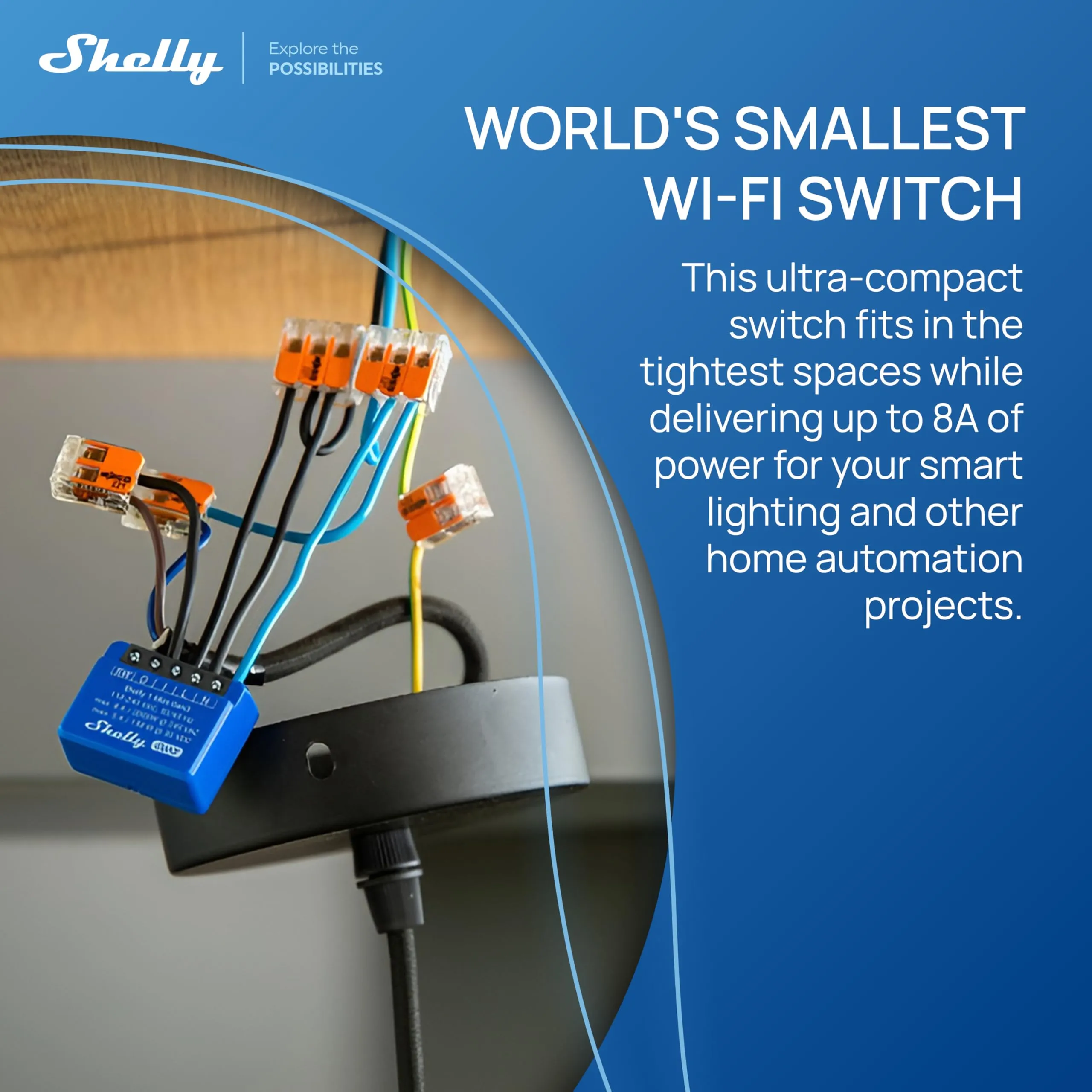 Shelly 1 Mini Gen 3 Interruttore Intelligente Relè Wi-Fi e Bluetooth - immagine 2