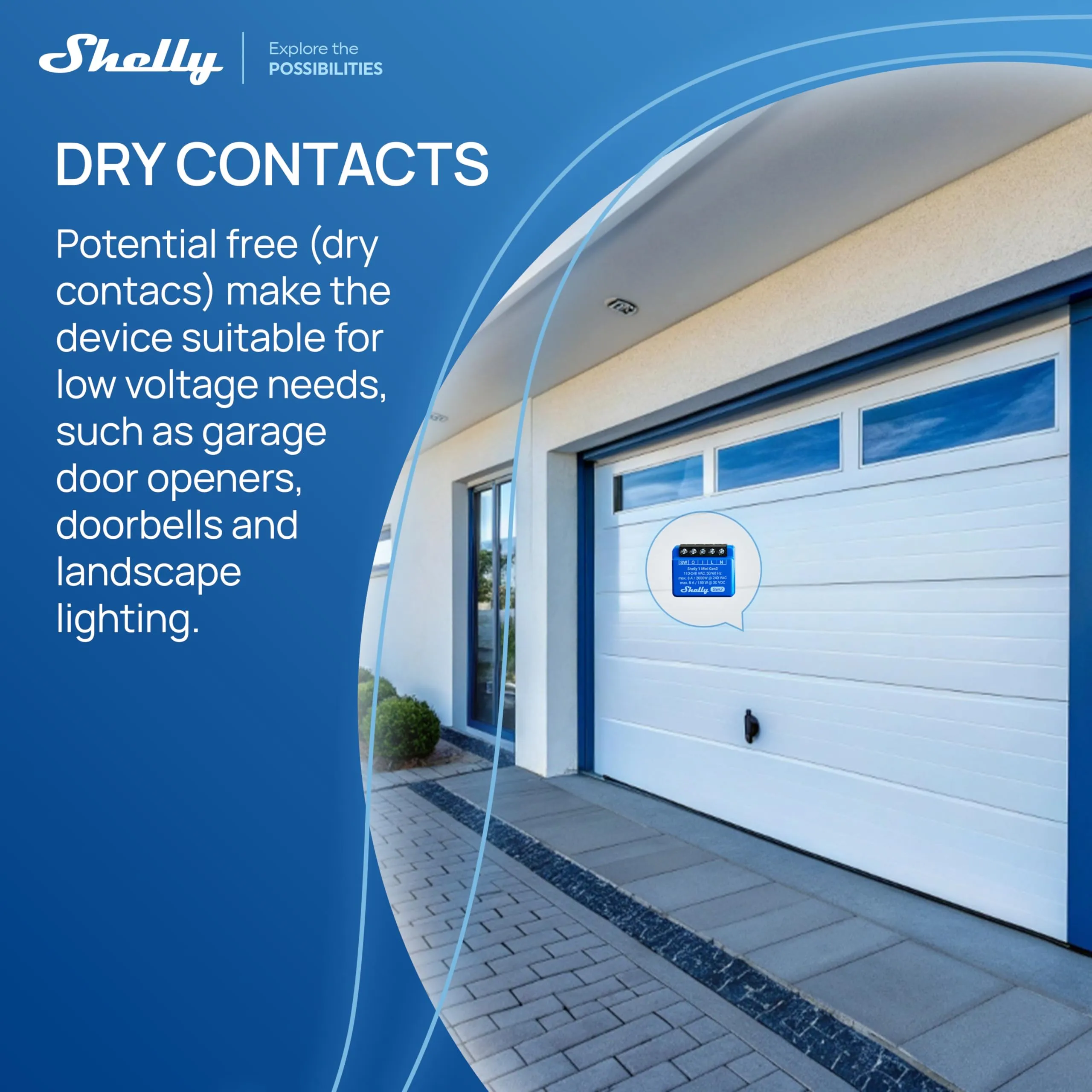 Shelly 1 Mini Gen 3 Interruttore Intelligente Relè Wi-Fi e Bluetooth - immagine 6