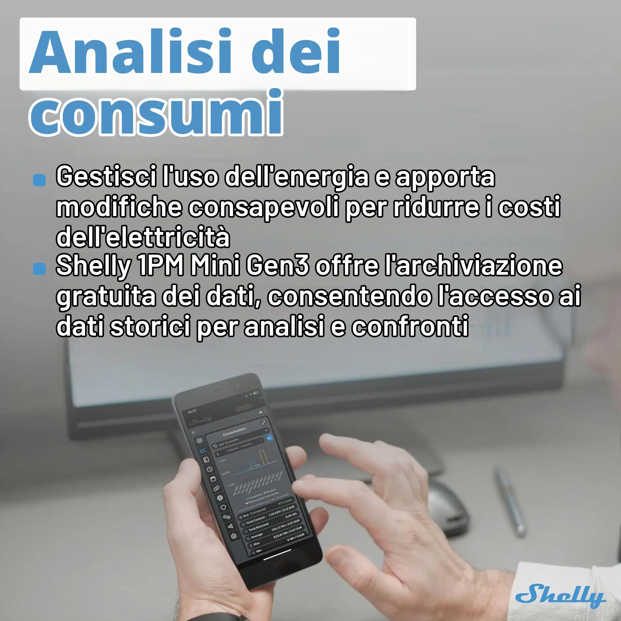Shelly 1PM Mini Gen3 Interruttore Smart WiFi e Bluetooth (2 pezzi) - immagine 6
