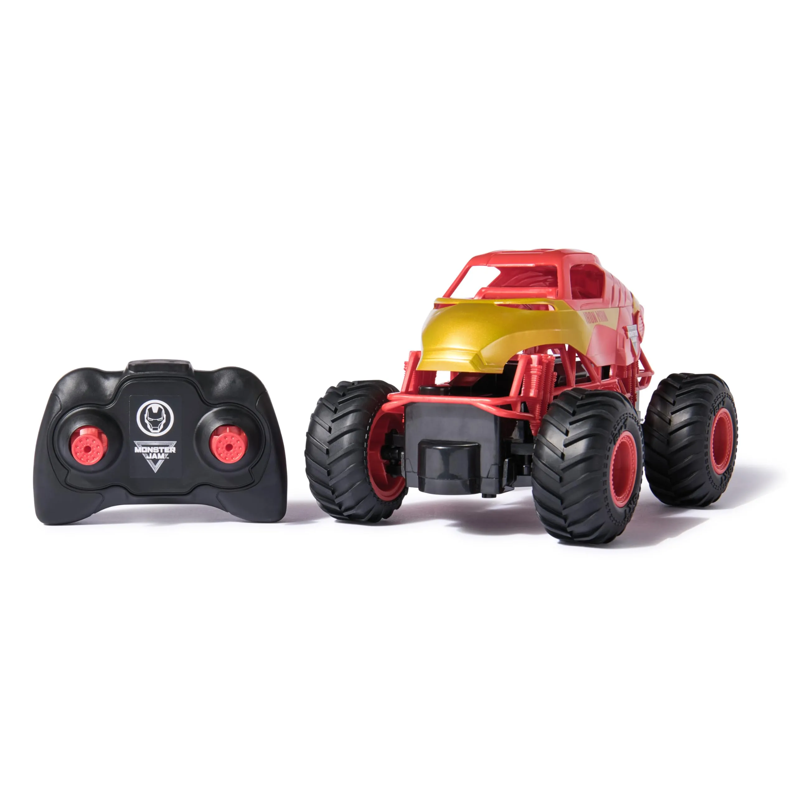 Monster Jam Marvel Iron Man RC Vehicle, Scala 1:24 - immagine 3