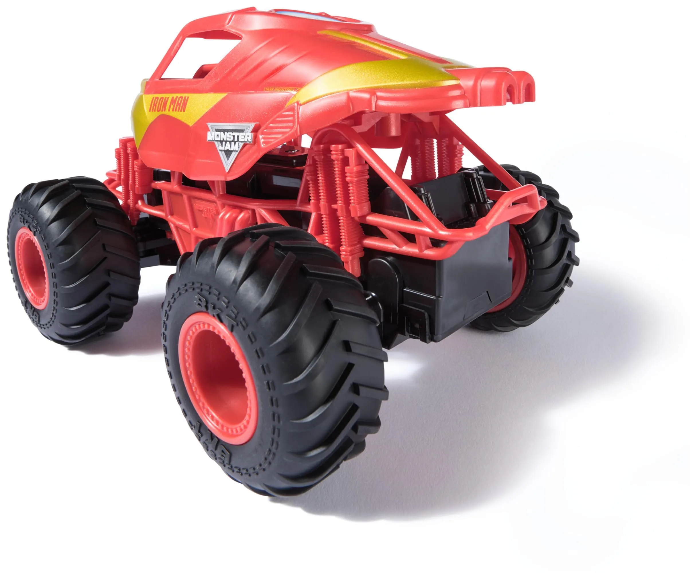 Monster Jam Marvel Iron Man RC Vehicle, Scala 1:24 - immagine 4