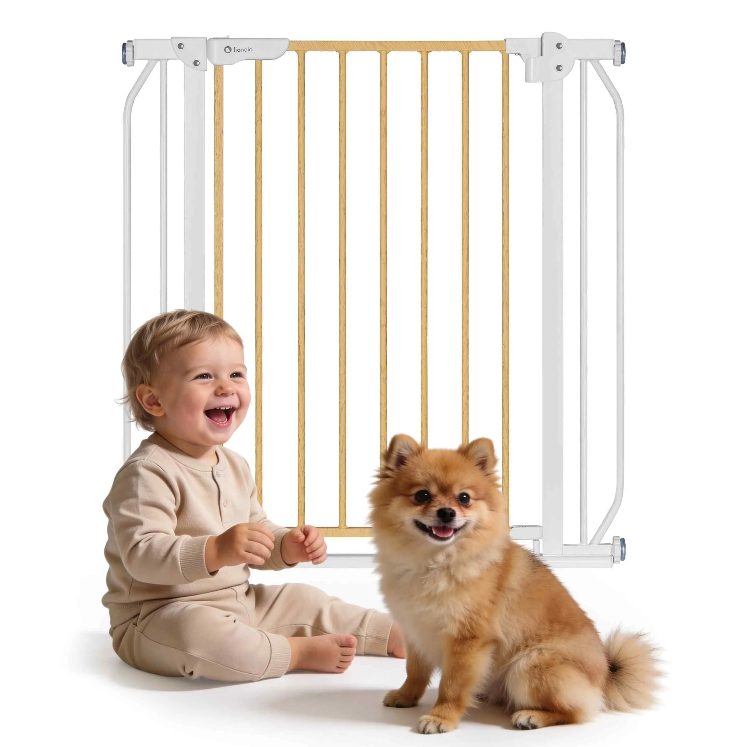 Lionelo Truus Slim Cancelletto di Sicurezza, Larghezza Regolabile 75-105 cm - immagine 1