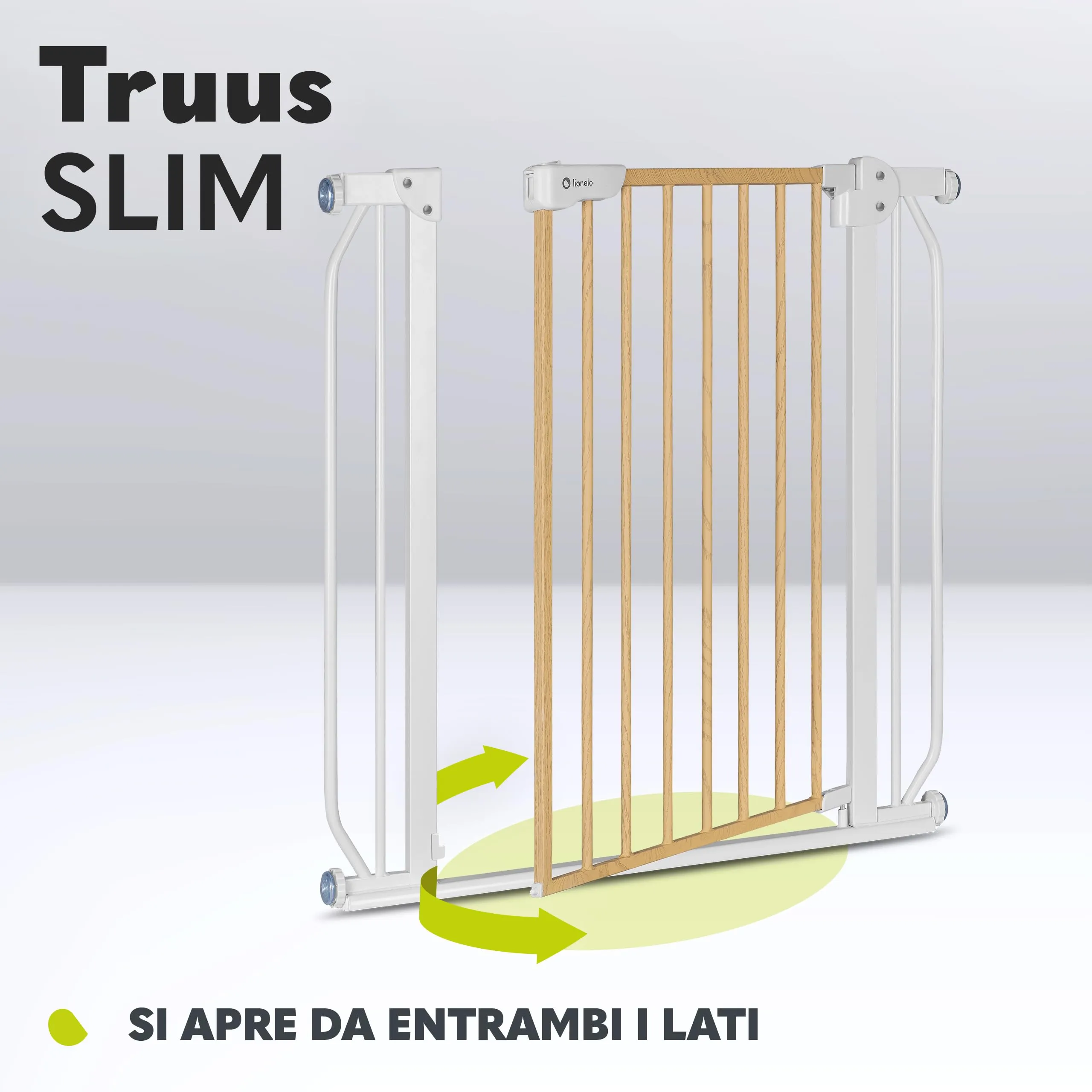Lionelo Truus Slim Cancelletto di Sicurezza, Larghezza Regolabile 75-105 cm - immagine 5