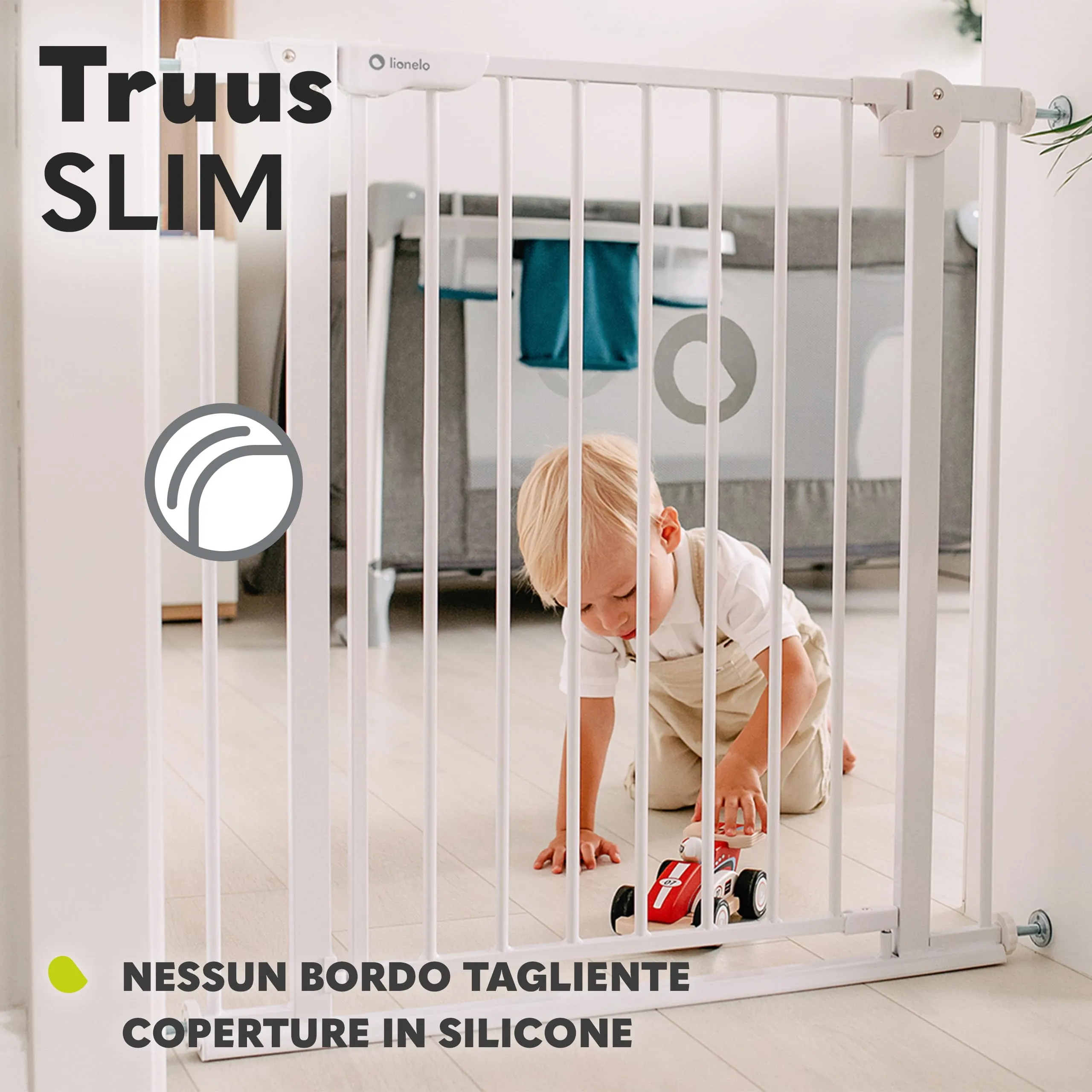 Lionelo Truus Slim Cancelletto di Sicurezza, Larghezza Regolabile 75-105 cm - immagine 7