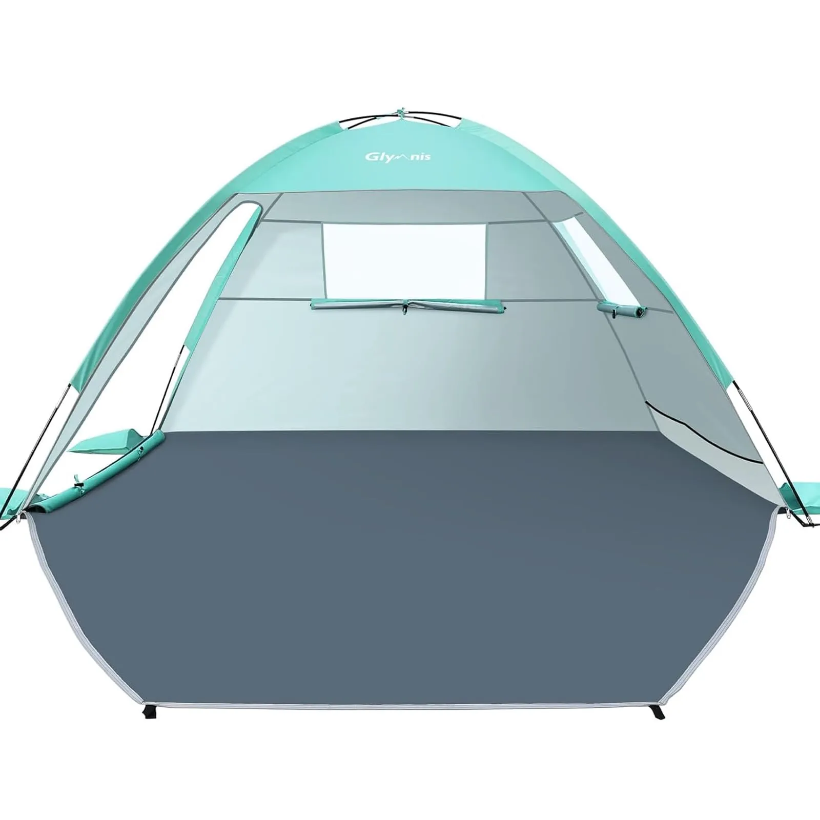 Glymnis Tenda da Spiaggia Portatile con Cerniera, UPF 50+, 2-4 Persone - immagine 1