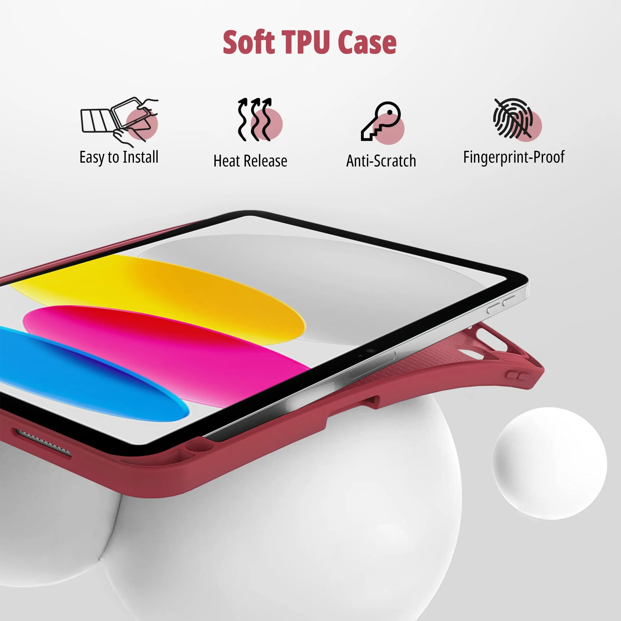 CACOE Cover per iPad 11 Generazione (A16) / iPad 10 Generazione 10.9" (A2757/A2777) - immagine 6