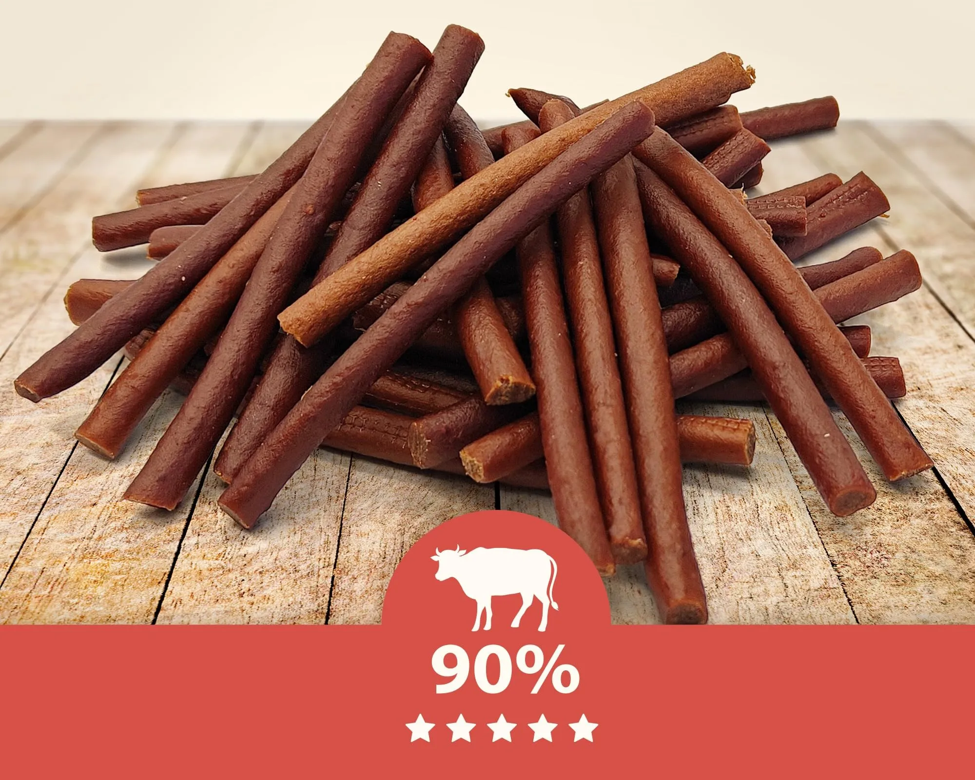 MERSJO Dolcetti per cani, Cabano di manzo 85% carne, senza cereali e zucchero, 500 g (Confezione da 2) - immagine 7