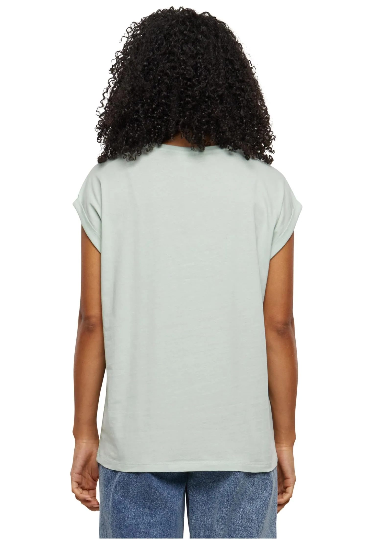 Urban Classics Ladies Extended Shoulder Tee, Frostmint, 3XL - immagine 4