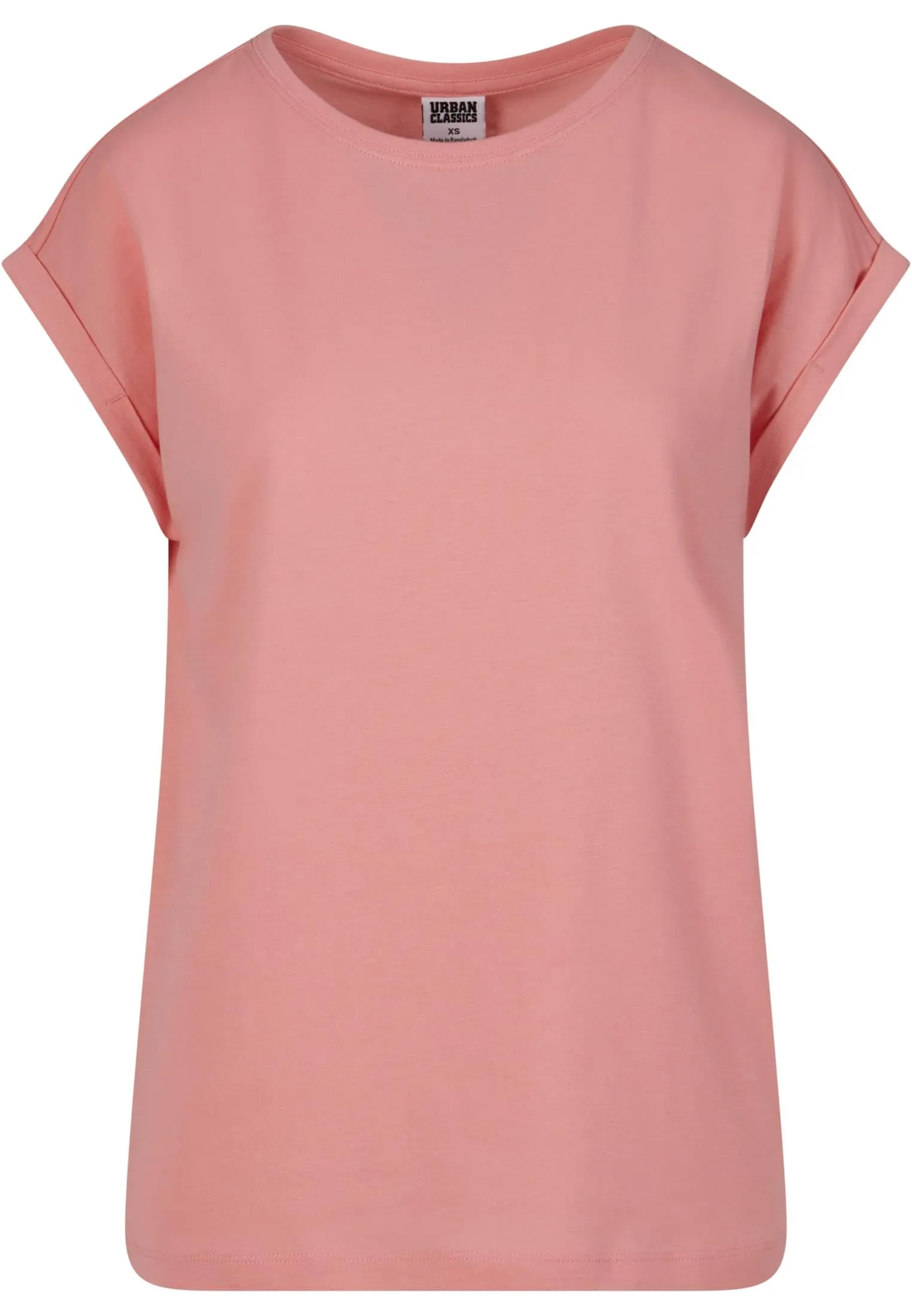 Urban Classics Ladies Extended Shoulder Tee, Rosa Limonata, S - immagine 6