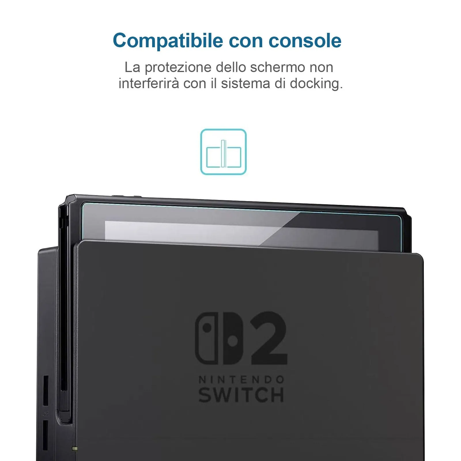 NEW'C Pellicola in Vetro Temperato per Nintendo Switch 2 - immagine 8