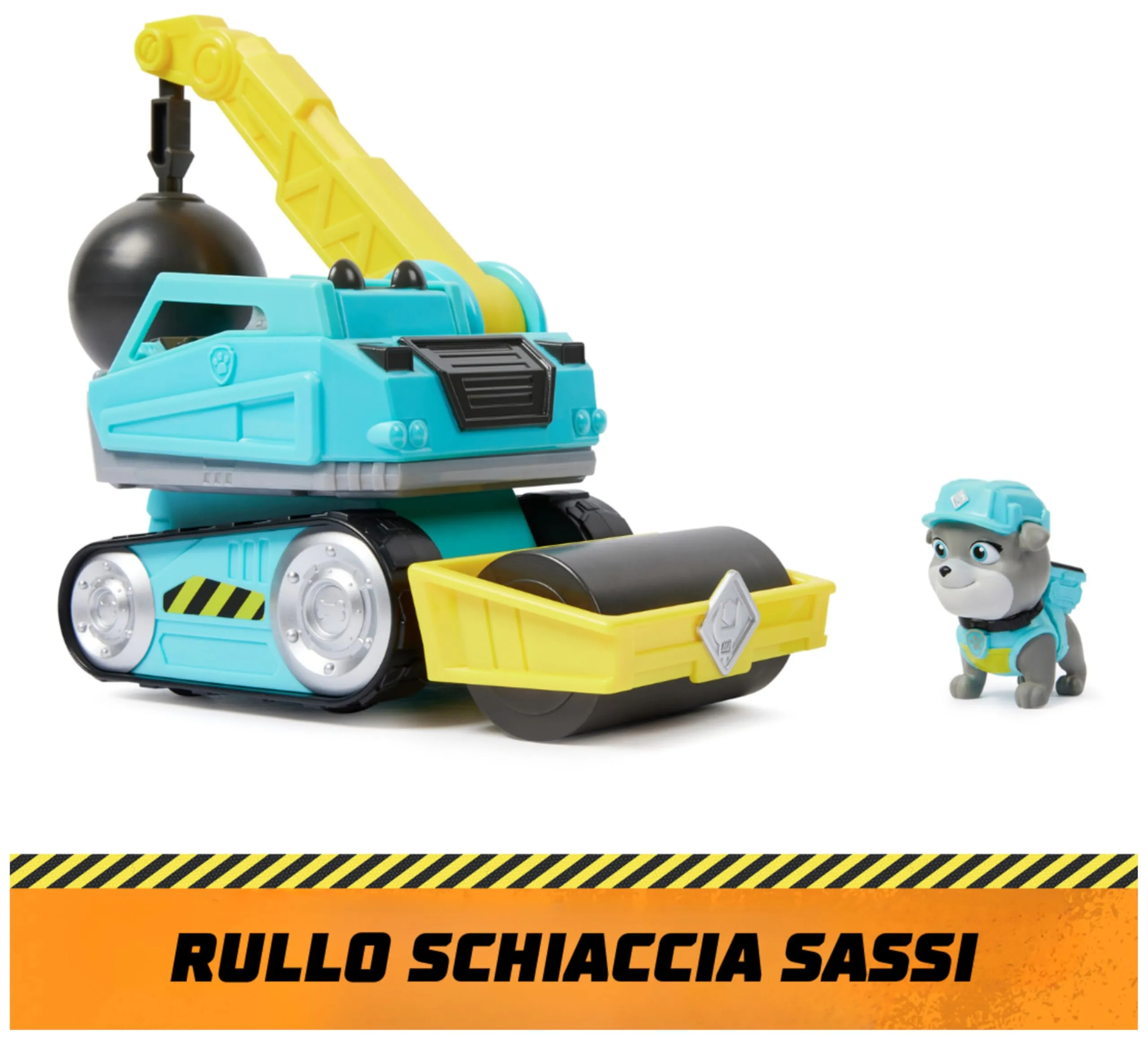 Rubble & Crew Veicolo da lavoro di Motor Palla demolitrice con personaggio - immagine 4