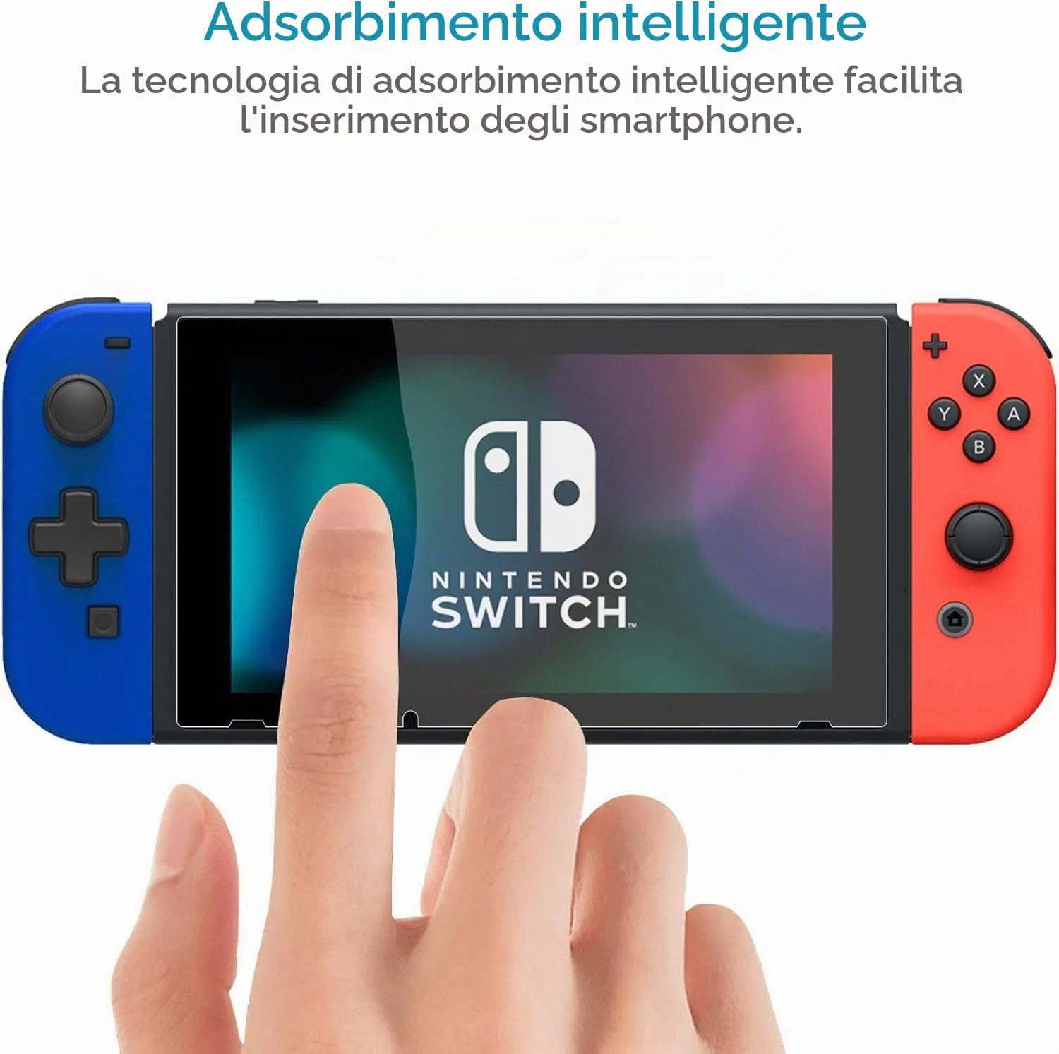 NEW'C Pellicola in Vetro Temperato per Nintendo Switch - immagine 4