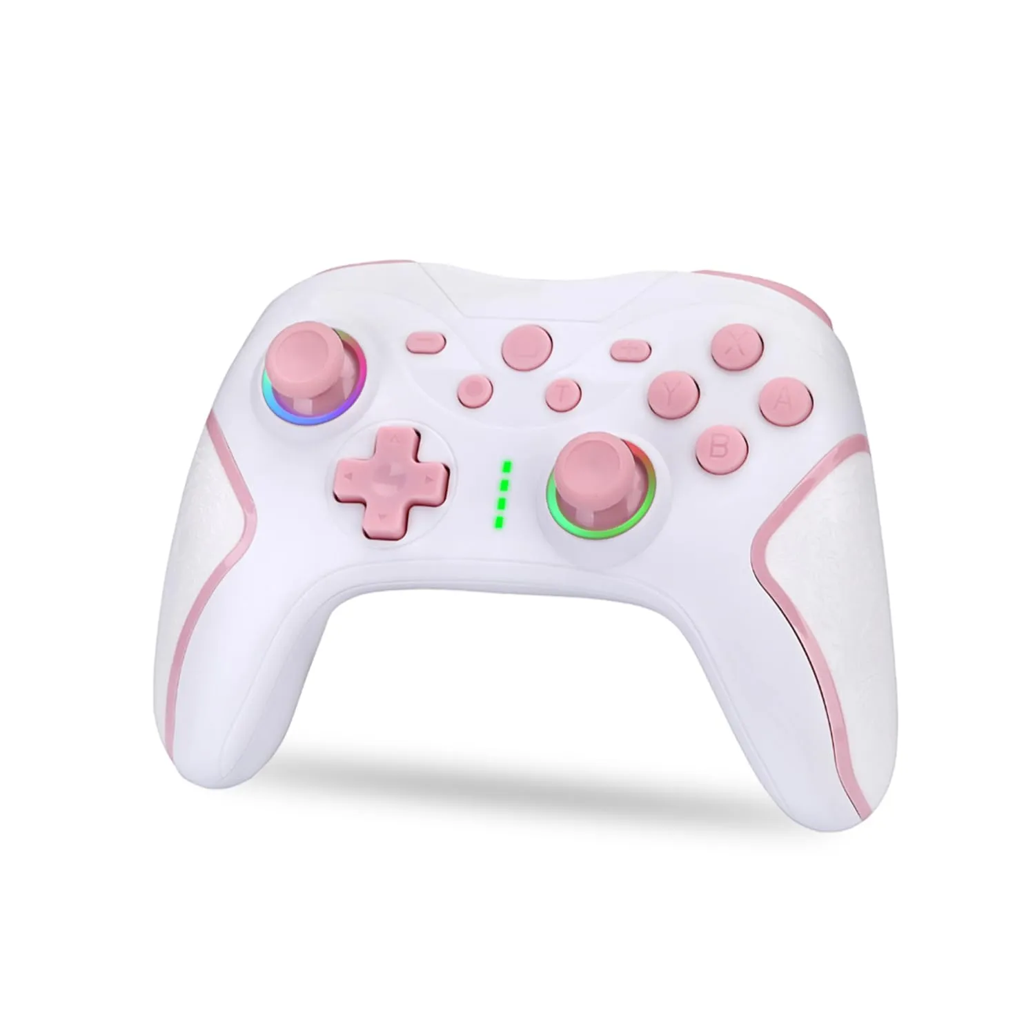 NK Telecomando Switch Wireless per Switch, OLED, Lite e Pro - Bianco e Rosa - immagine 1