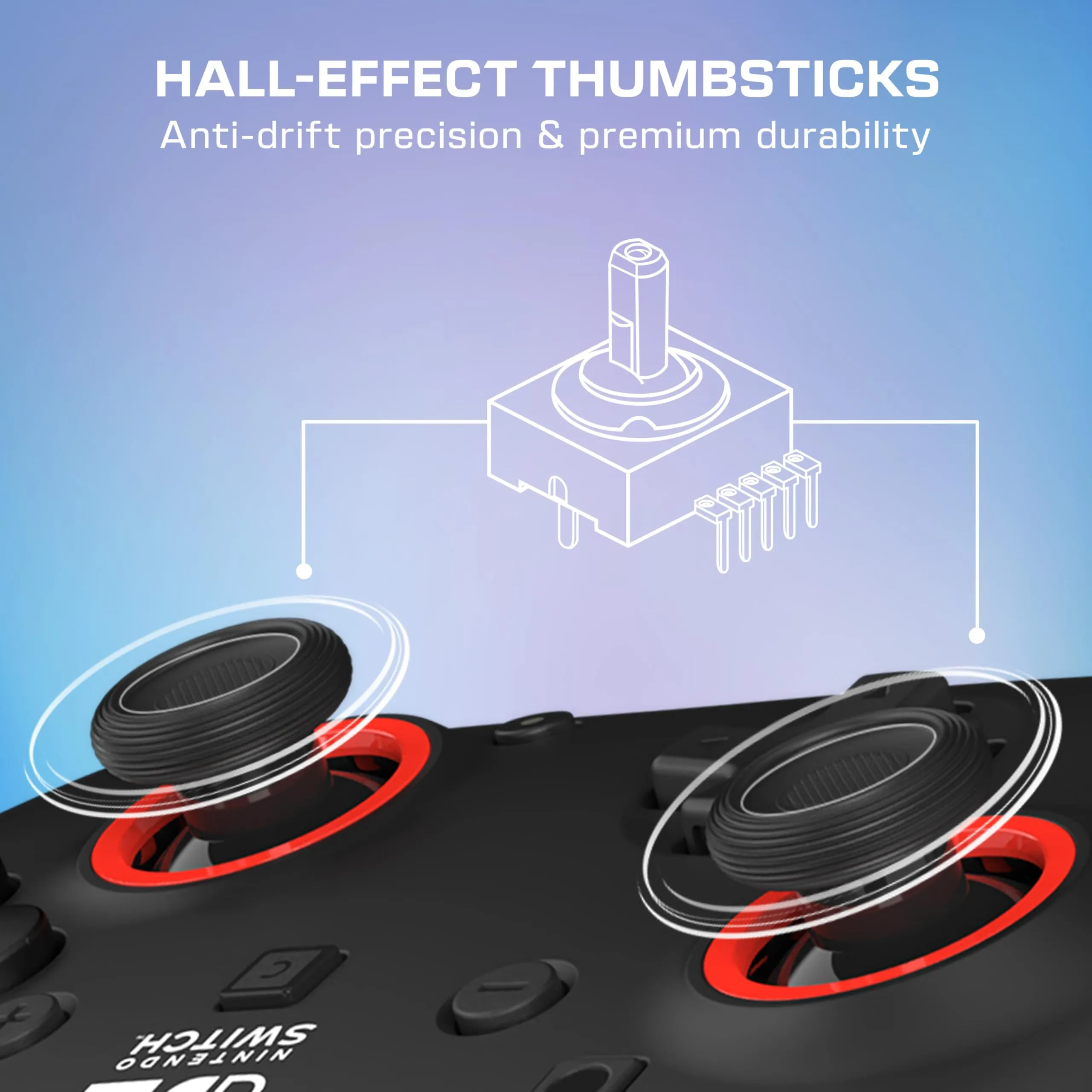 Turtle Beach Rematch Controller Cablato per Nintendo Switch, Nero - immagine 3