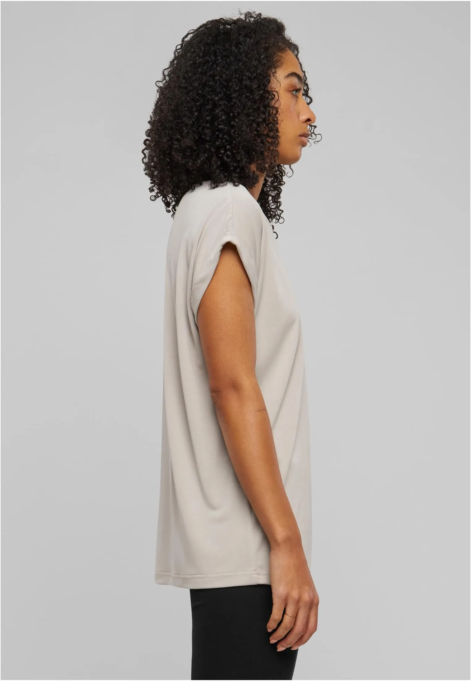 Urban Classics Ladies Modal Extended Shoulder Tee, Cloud, 4XL - immagine 10