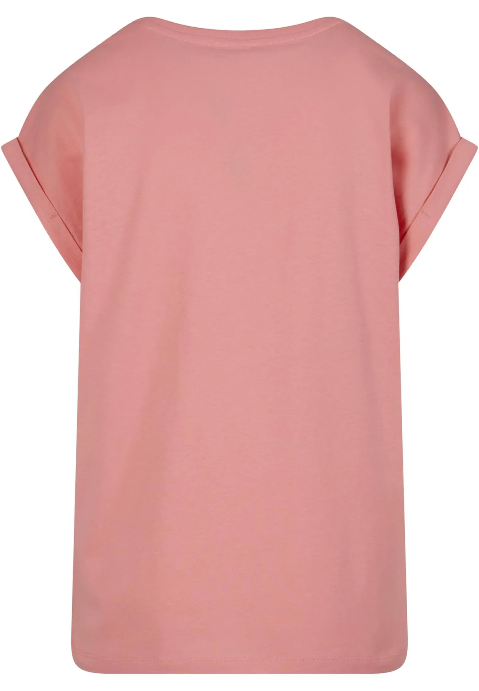 Urban Classics Maglietta da Donna con Spalle Sovrapposte in Cotone, Rosa Limonata, XS - immagine 5