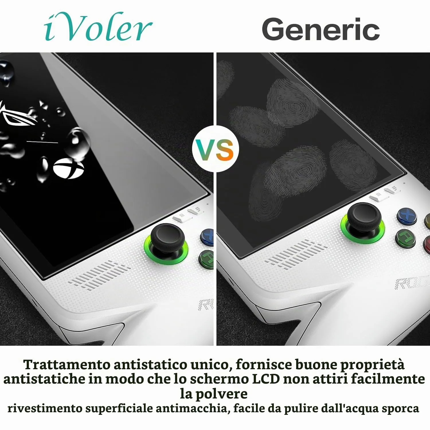 iVoler Pellicola Vetro Temperato per ROG Ally / ROG Ally X Handheld 2025, 3 Pezzi - immagine 9