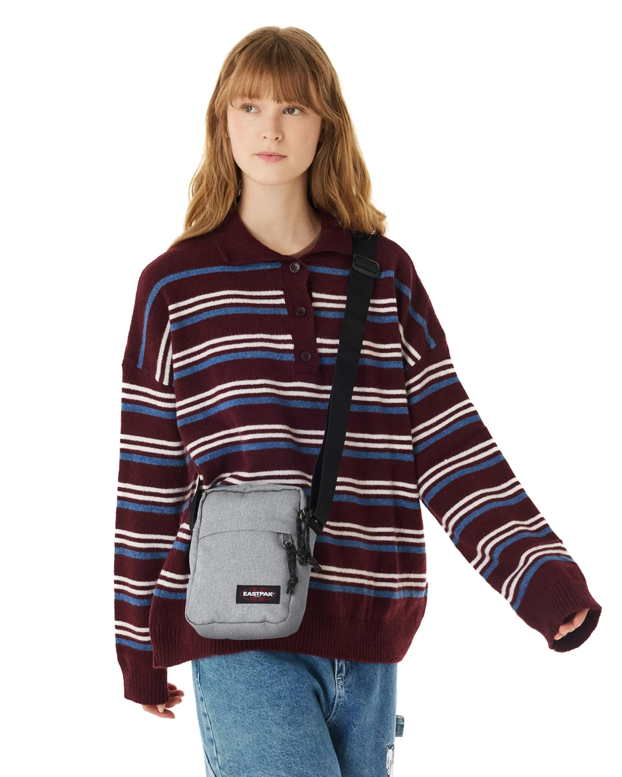 Eastpak The One Borsa a Tracolla, 2.5 L - Sunday Grey - immagine 2