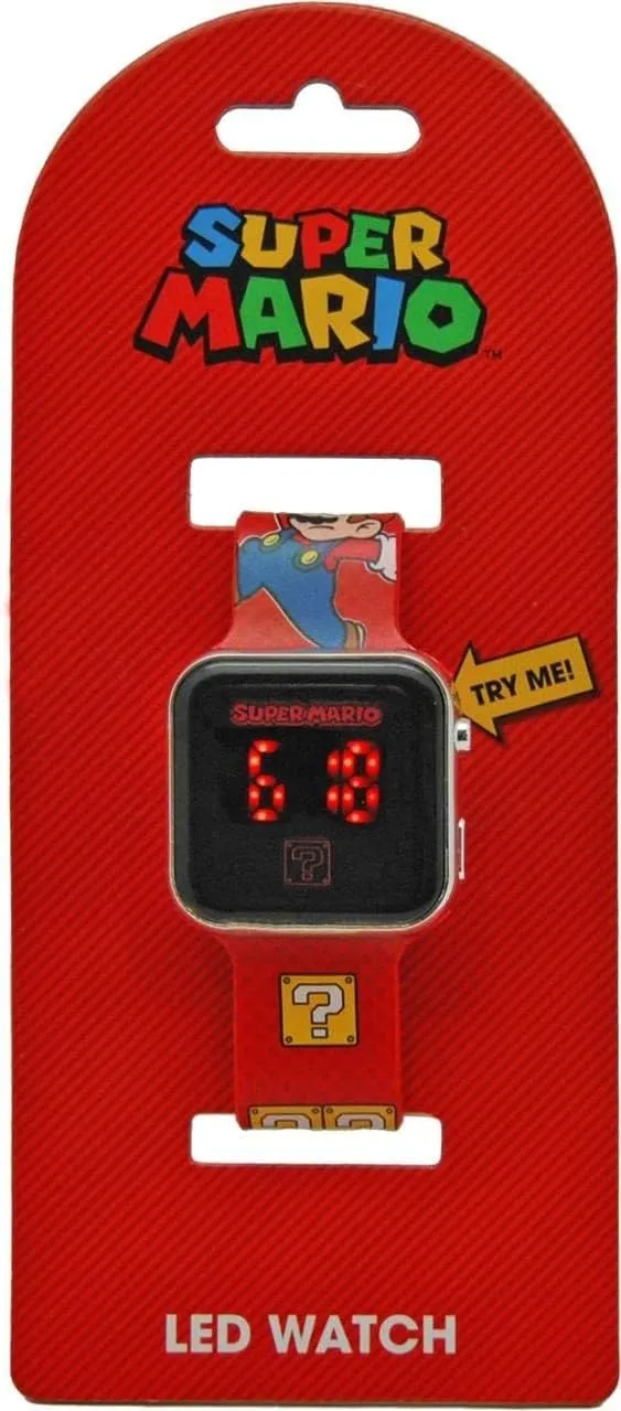 Clondo Super Mario Orologio da Polso Digitale LED per Bambino e Bambina - immagine 2