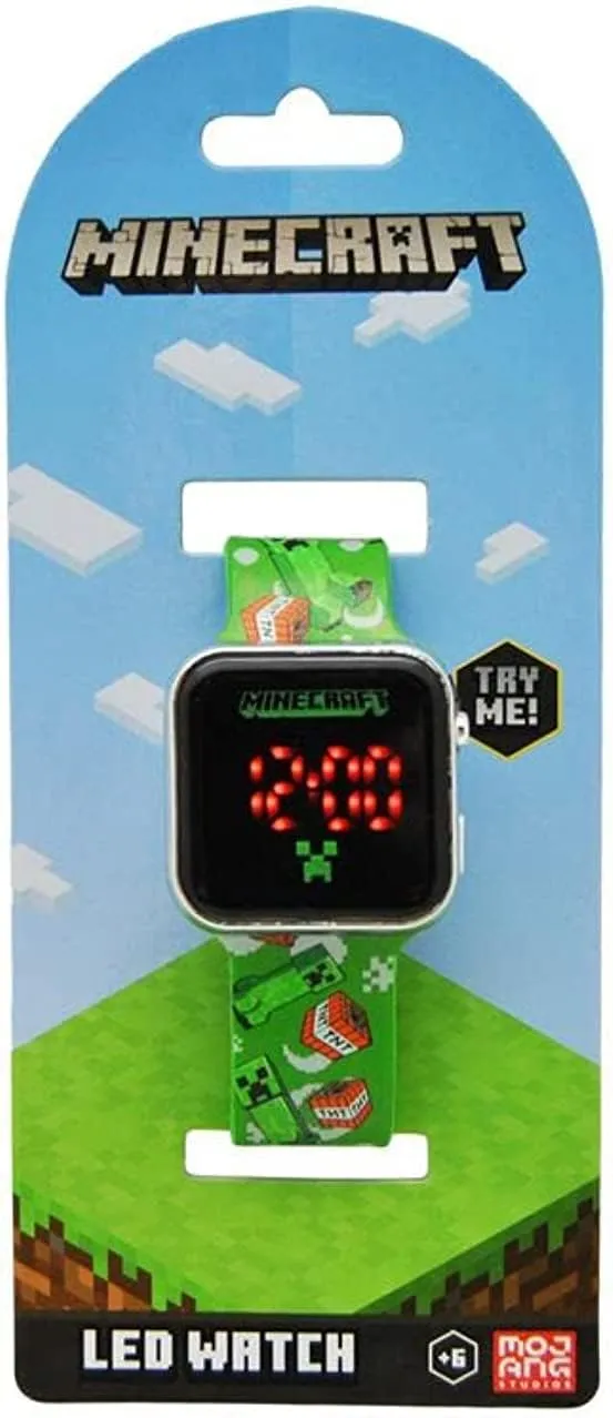 Clondo Minecraft Orologio da Polso Digitale LED per Bambini - immagine 2