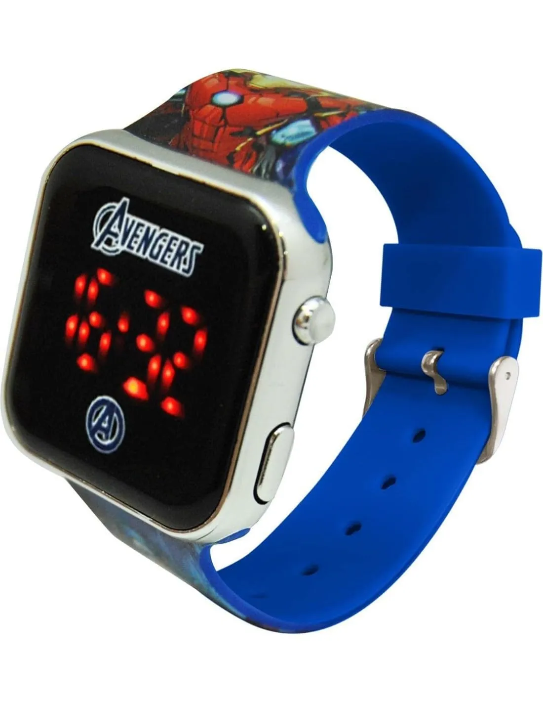 Clondo Avengers Orologio da Polso Digitale Led per Bambini, Captain America, Iron Man - immagine 3